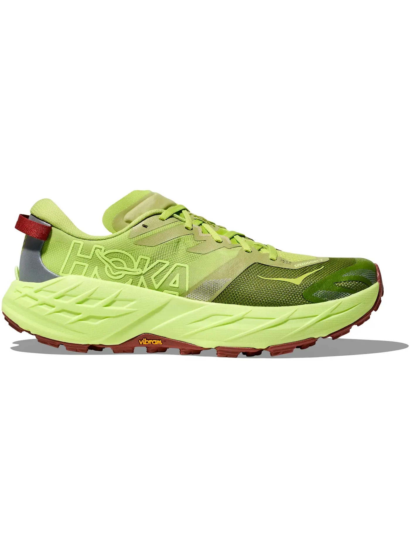 Мужские кроссовки для бега с принтом Hoka One One Speedgoat 7, Kiwi Neon Yuzu — изображение 1 из 1