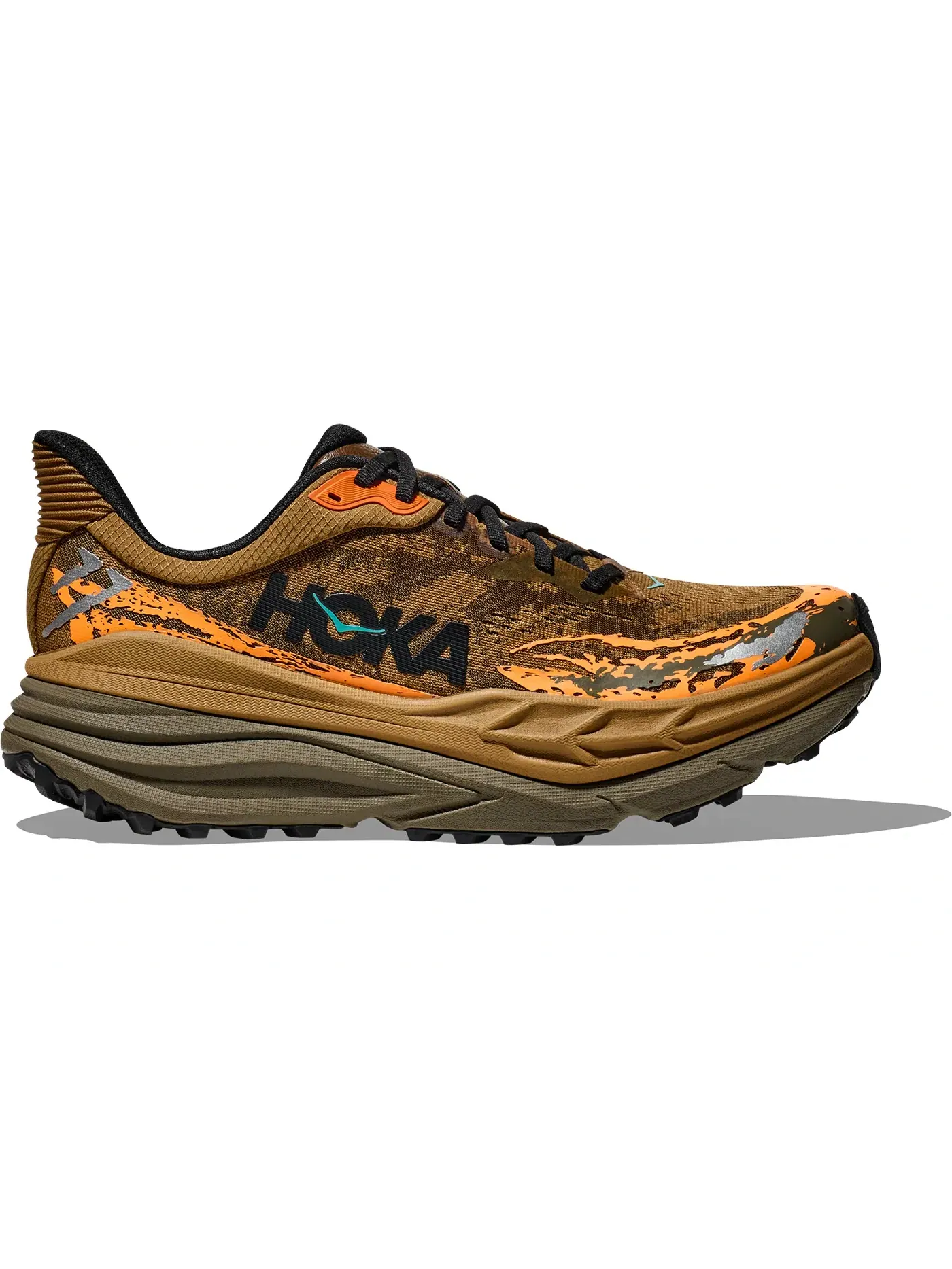 Мужские кроссовки с амортизацией Stinson 7 Hoka One One — изображение 1 из 1, оливковый