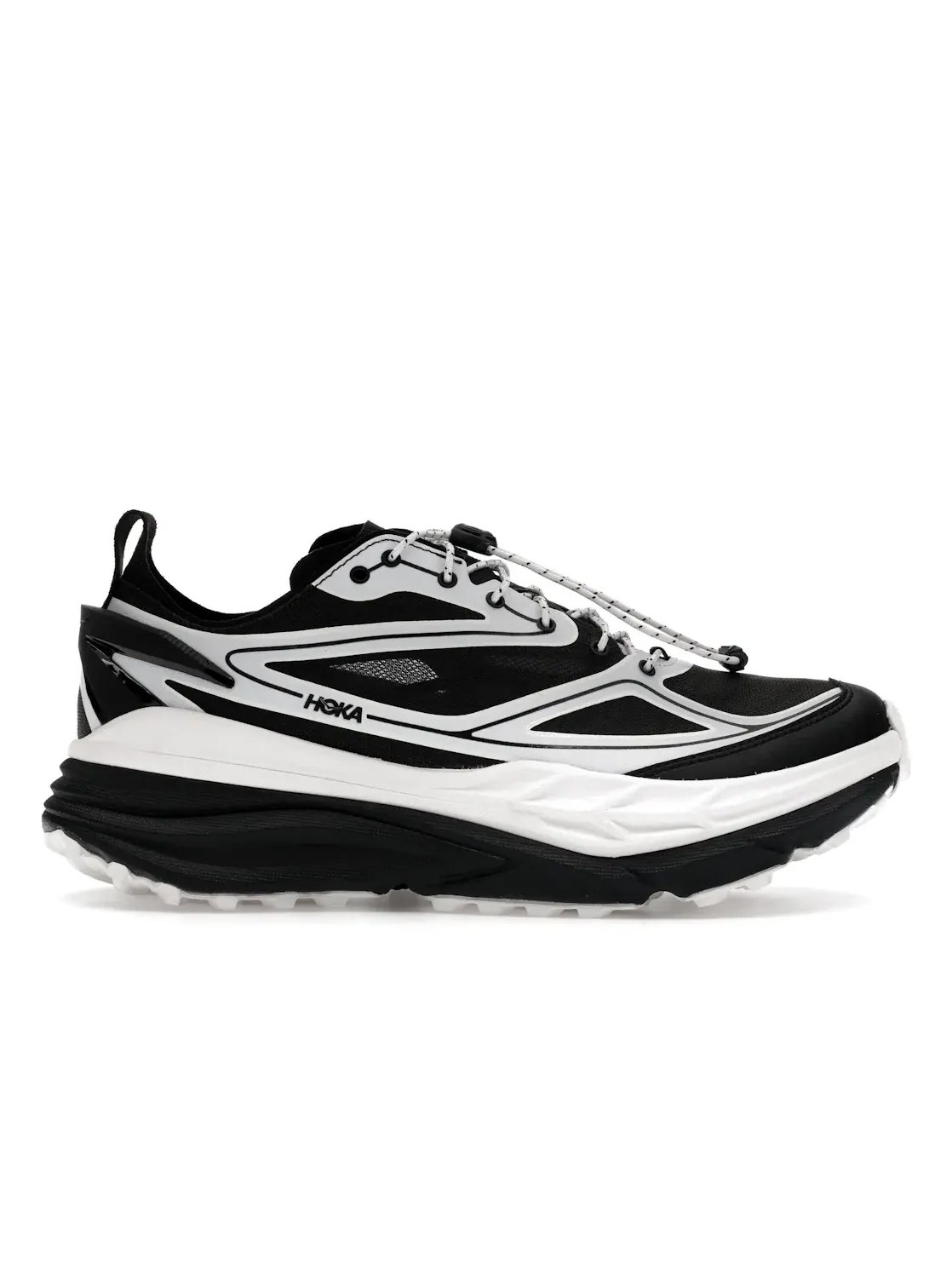 Мужские кроссовки Dover Street Market Exclusive Hoka One One Stinson One7 — изображение 1 из 4, черный/белый