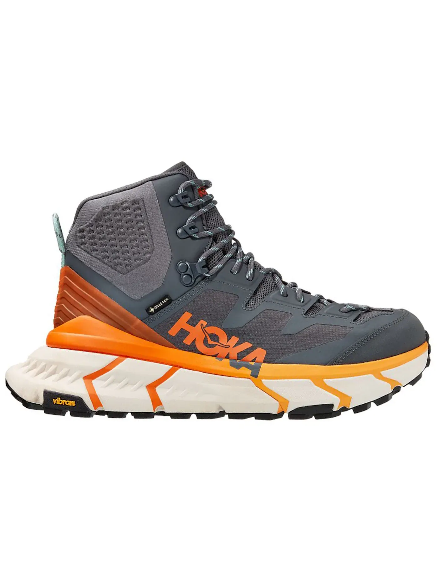 Мужские треккинговые ботинки с мембраной Gore-Tex Hoka One One Tennine Hike Gore-Tex — изображение 1 из 1, оранжевый