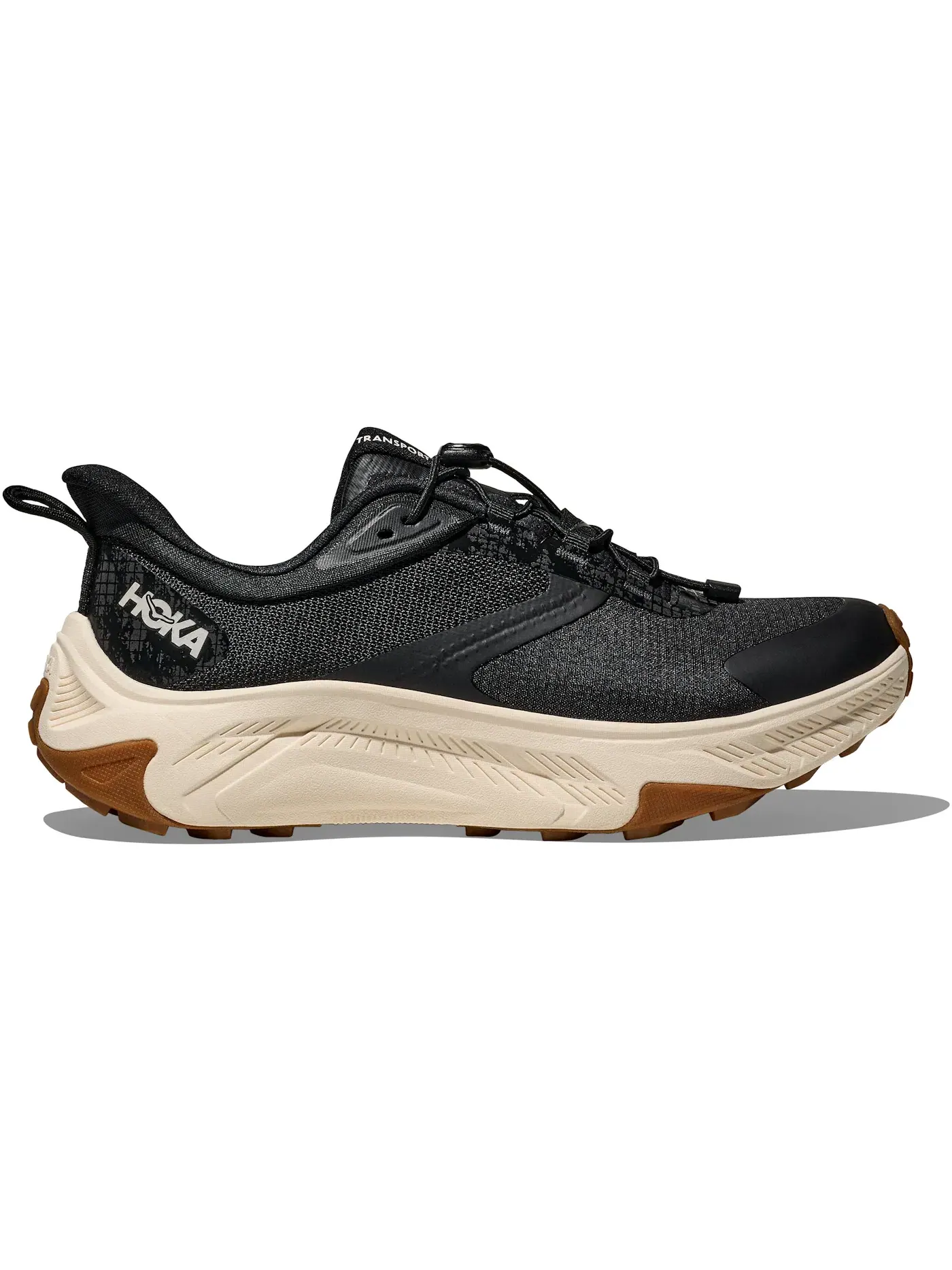 Женские кроссовки с низким профилем Hoka One One Transport 2 — изображение 1 из 1, черный