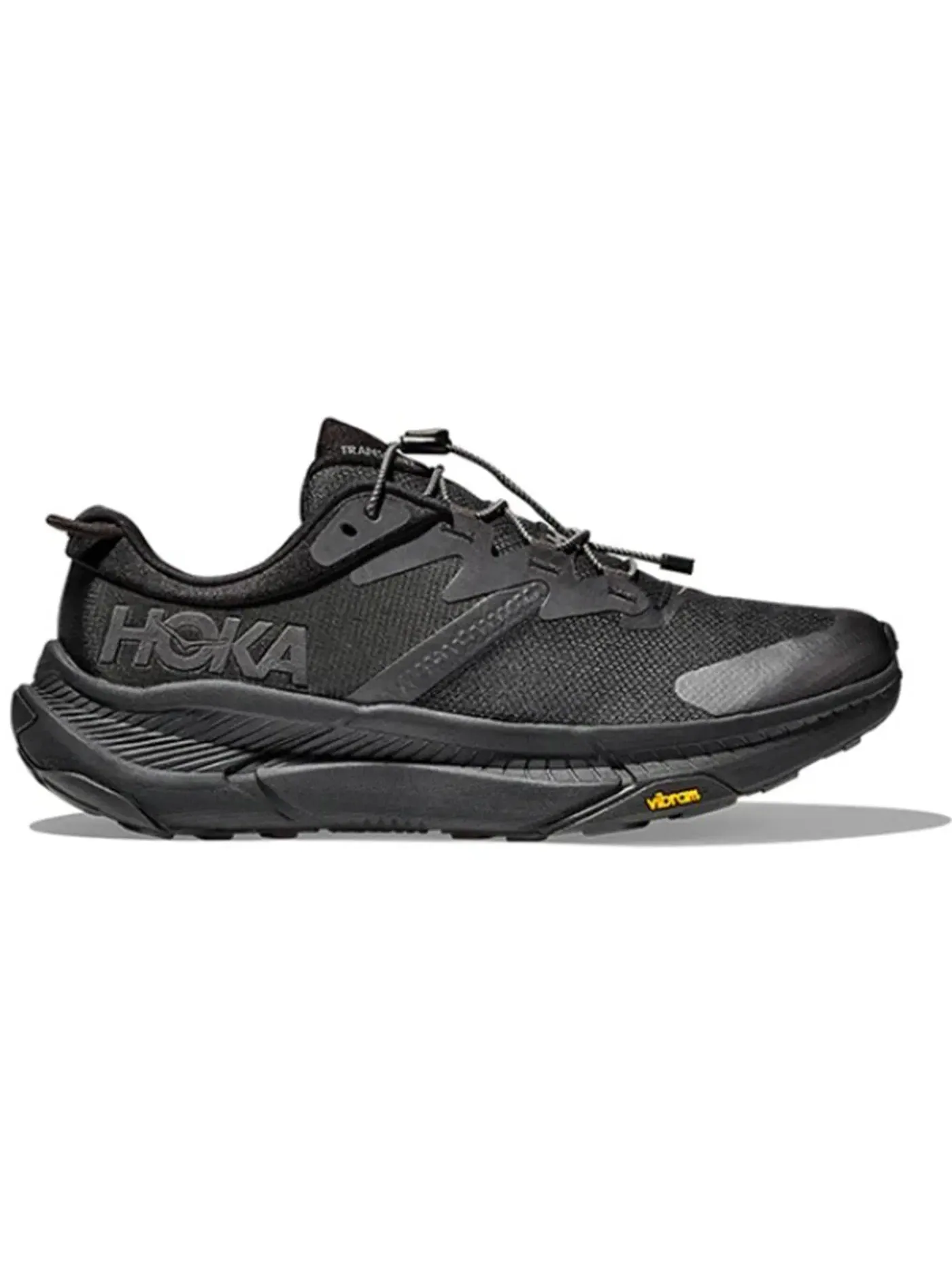 Женские кроссовки с длинным шнурком Hoka One One Transport — изображение 1 из 1, черный