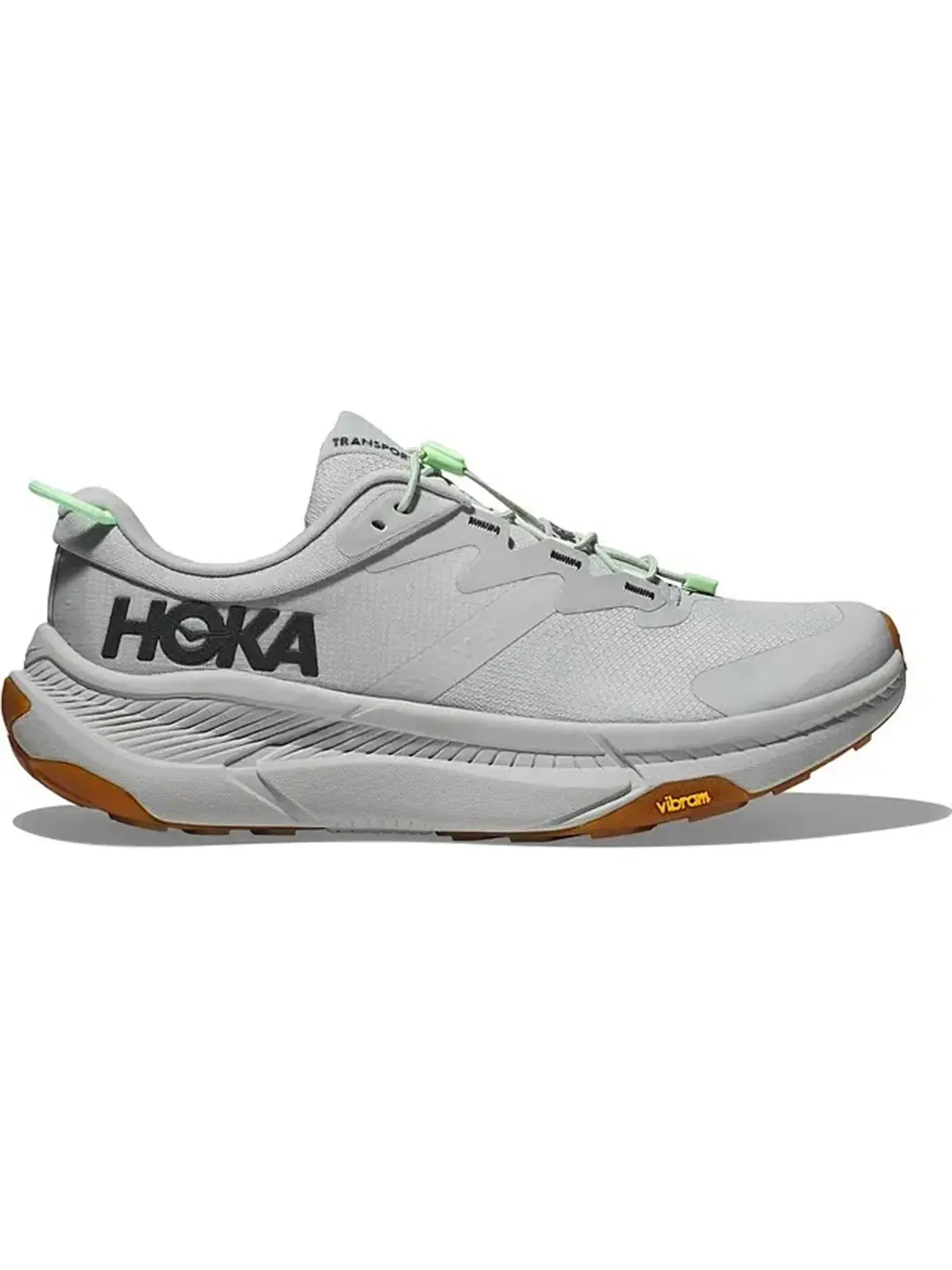 Мужские кроссовки для бега Hoka One One Transport, Harbor Mist Lime Glow — изображение 1 из 1