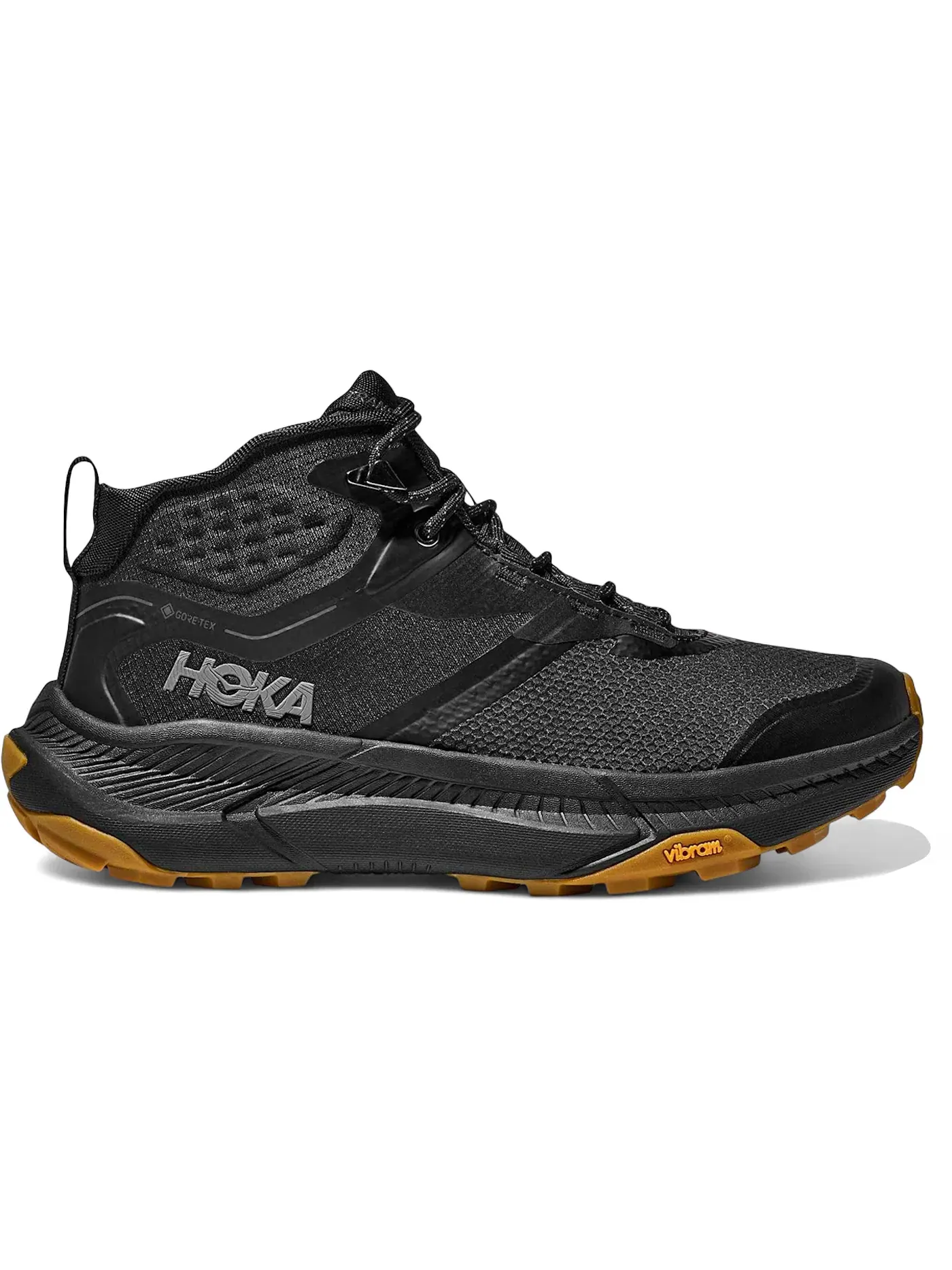 Женские треккинговые ботинки с мембраной Gore-Tex Hoka One One Transport Hike Gore-Tex — изображение 1 из 1, черный