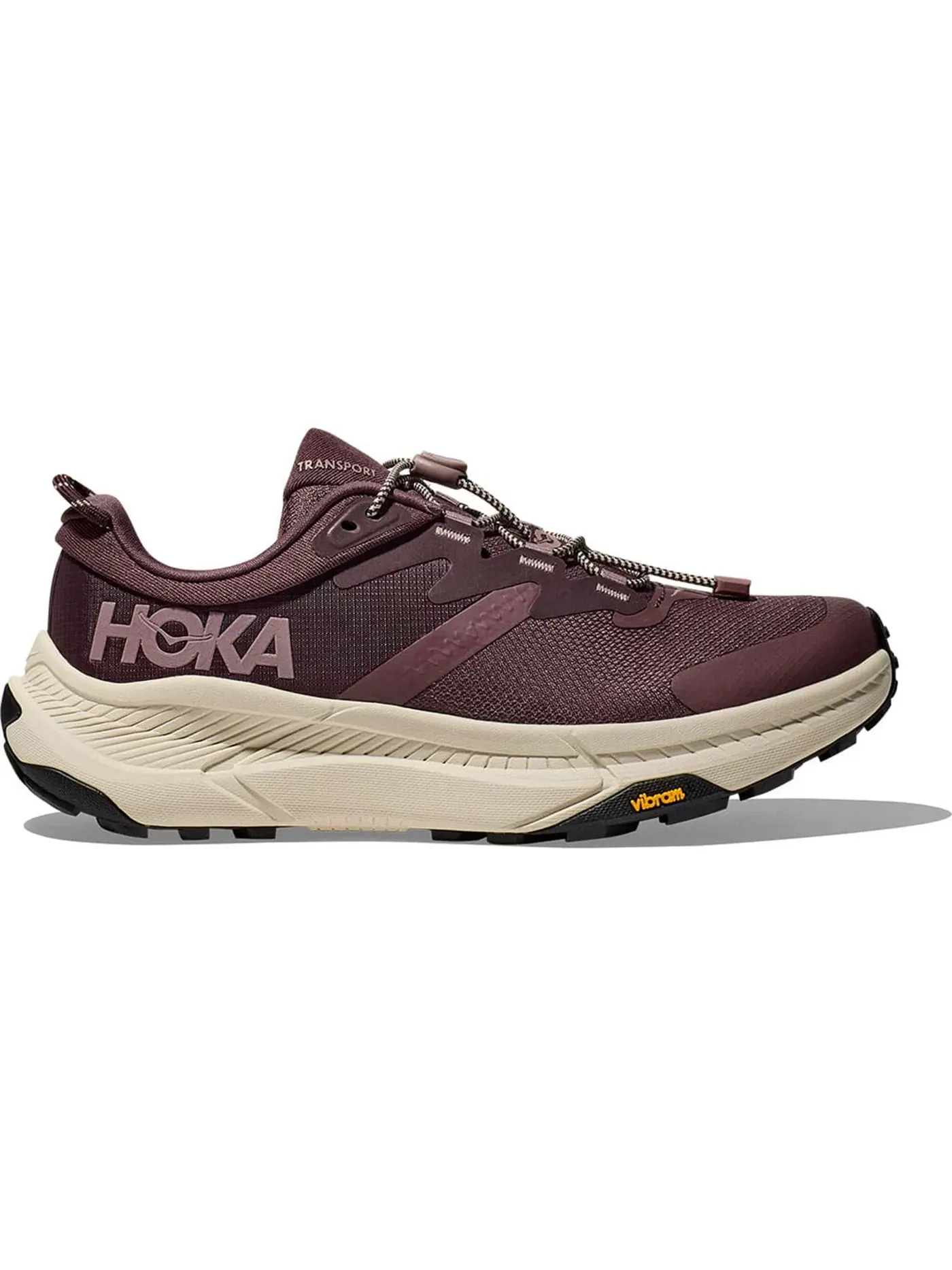 Женские кроссовки для бега Hoka One One Transport, Smoky Quartz Oat Milk — изображение 1 из 1