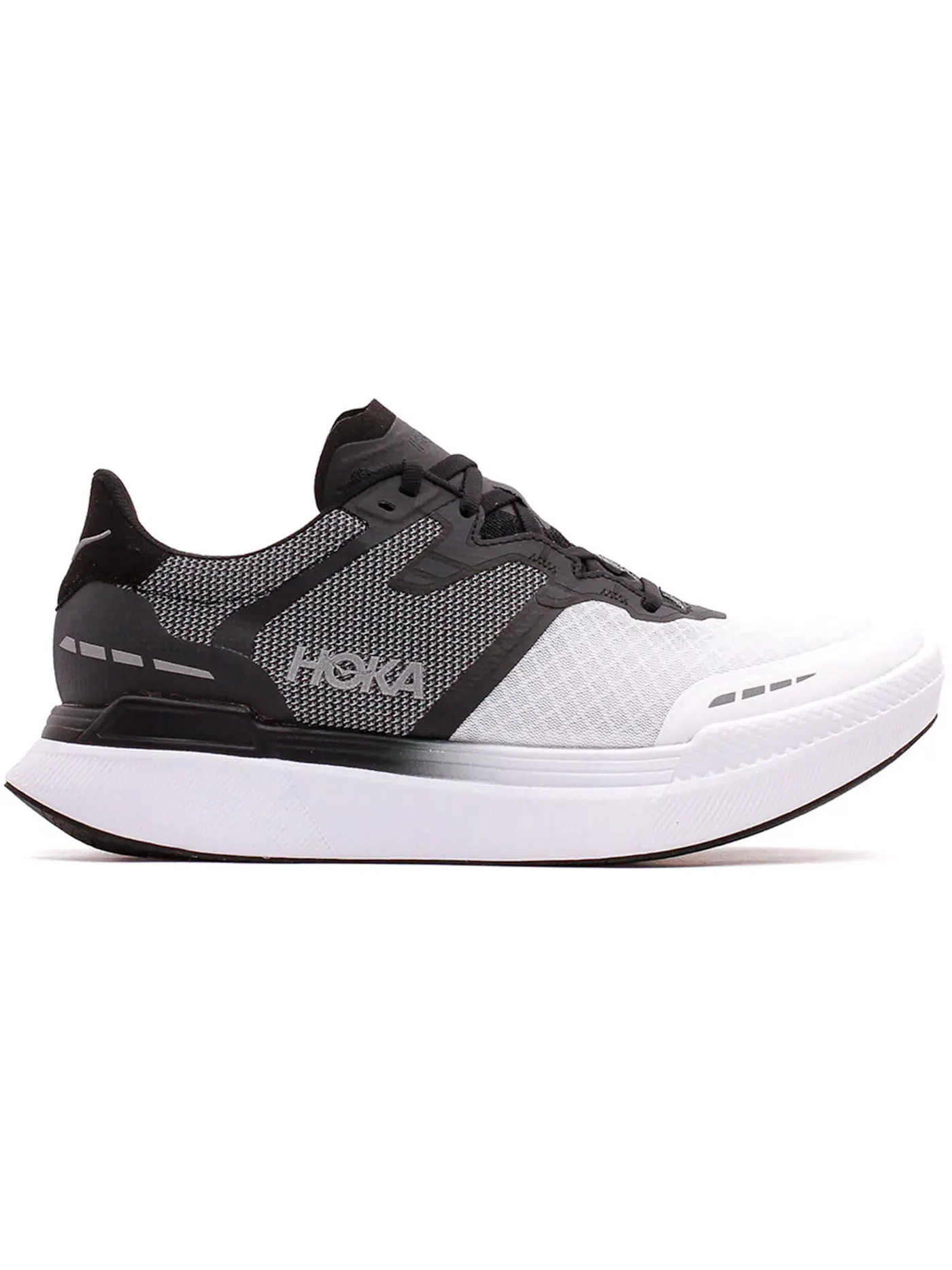 Мужские кроссовки для бега Hoka One One Transport X — изображение 1 из 1, черный/белый