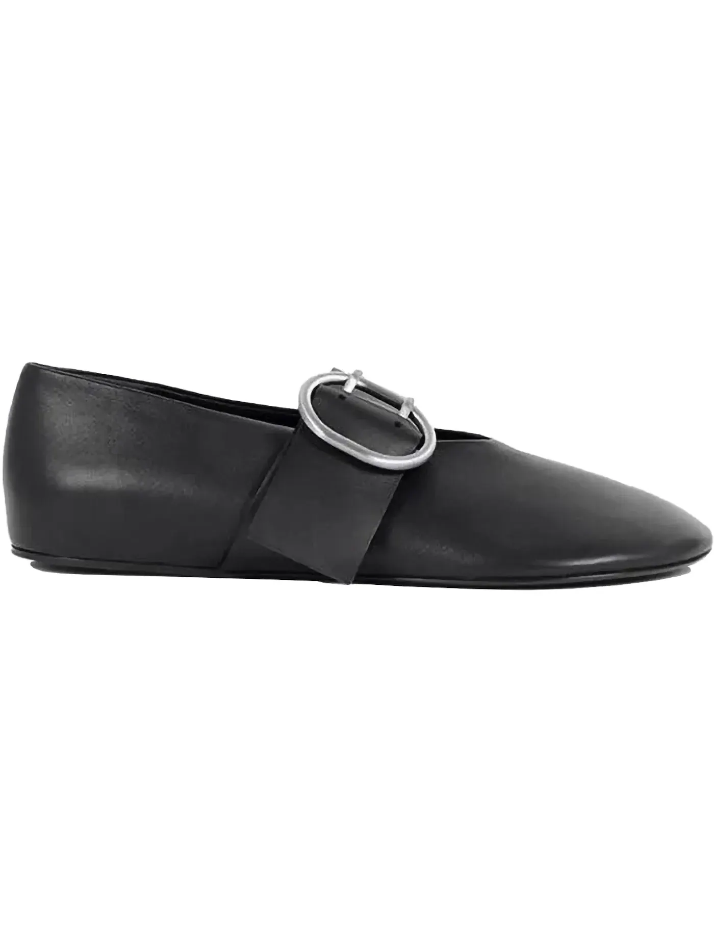 Женские балетки с пряжкой Cannolo Jil Sander — изображение 1 из 1, черный