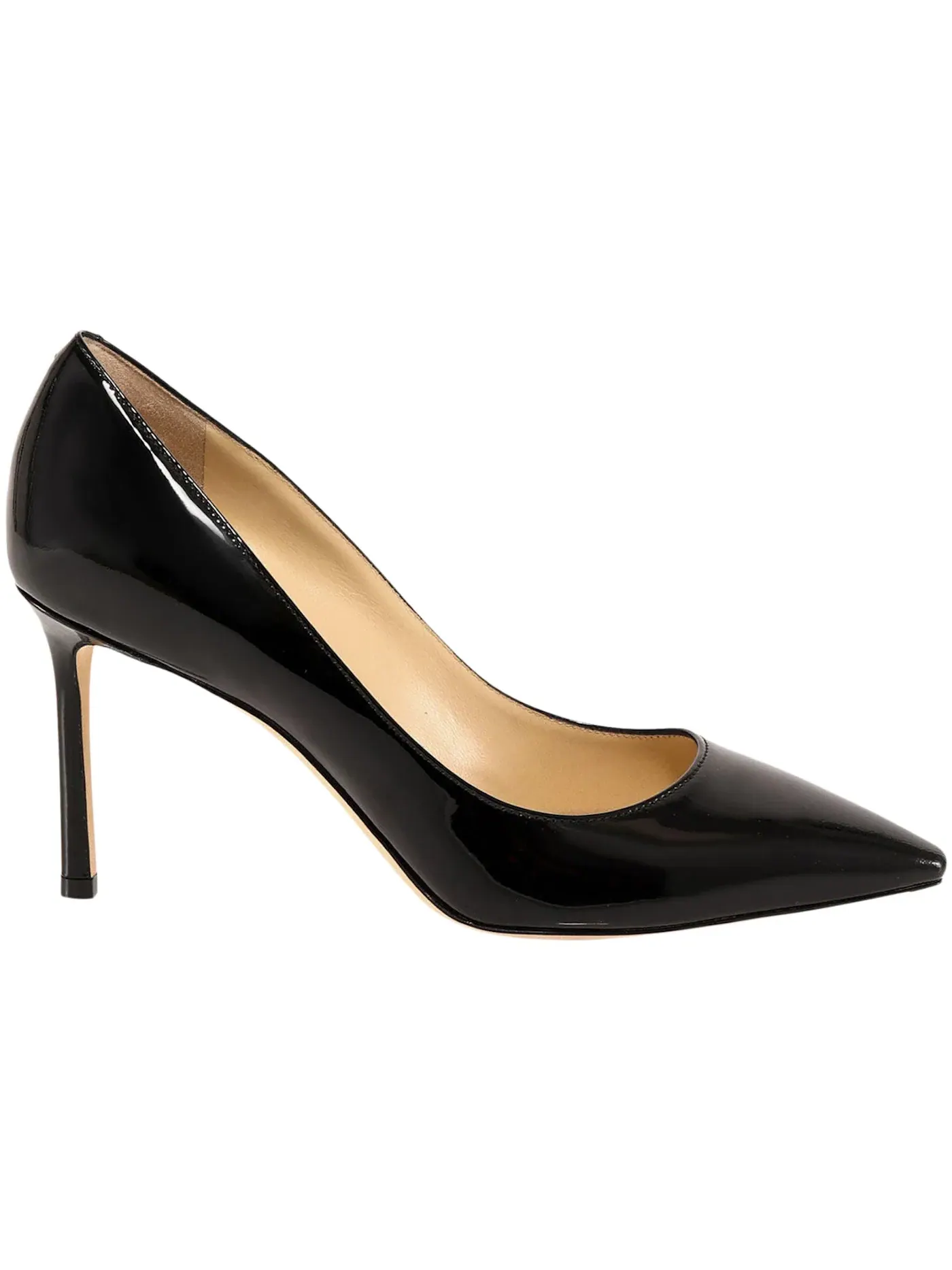 Женские туфли-лодочки с принтом Jimmy Choo Romy 85mm Pump — изображение 1 из 3, черный