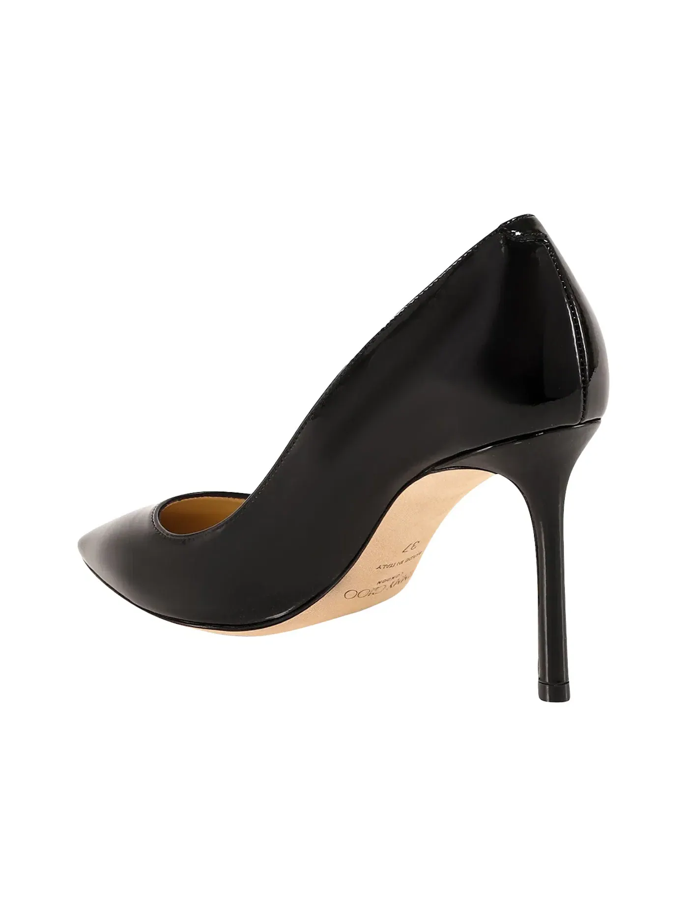 Женские туфли-лодочки с принтом Jimmy Choo Romy 85mm Pump — изображение 3 из 3, черный