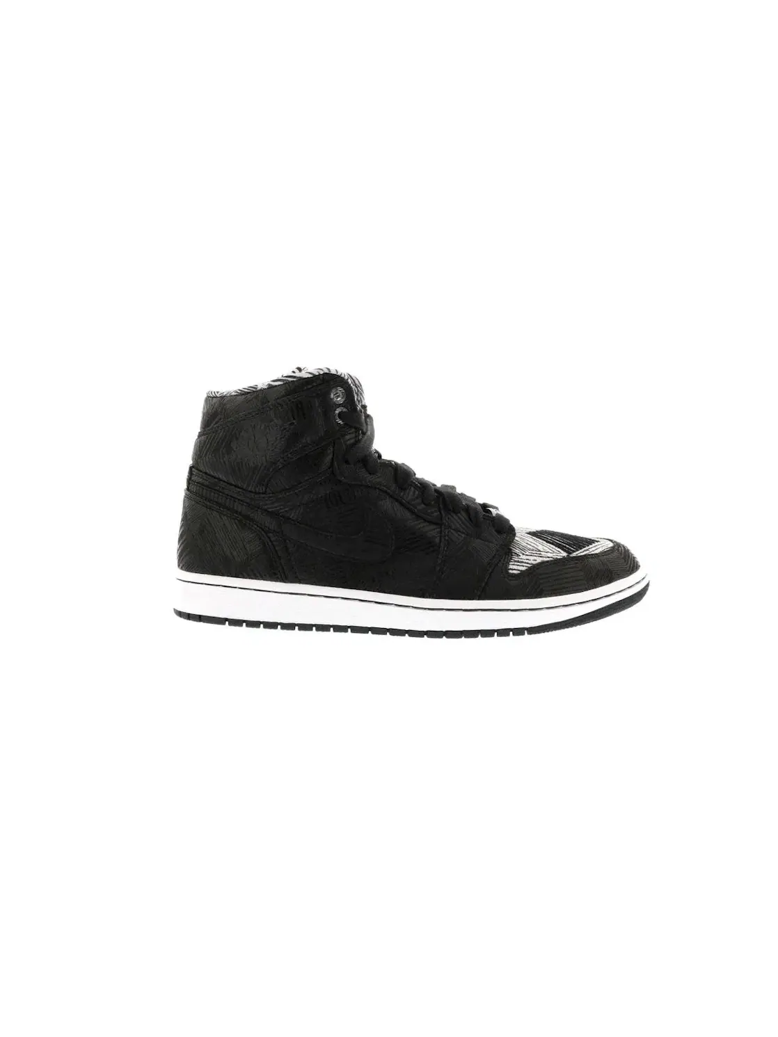 Мужские кроссовки с принтом Jordan 1 Retro BHM Jordan — изображение 1 из 4, черный/белый