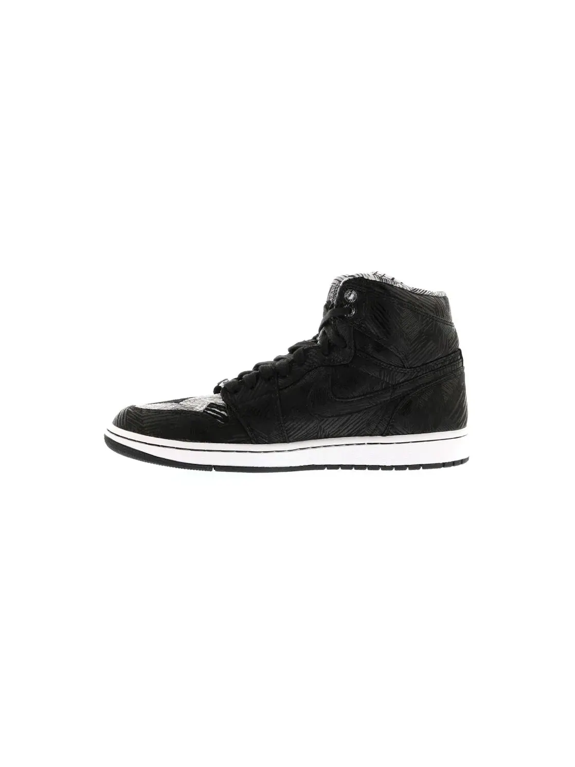 Мужские кроссовки с принтом Jordan 1 Retro BHM Jordan — изображение 3 из 4, черный/белый