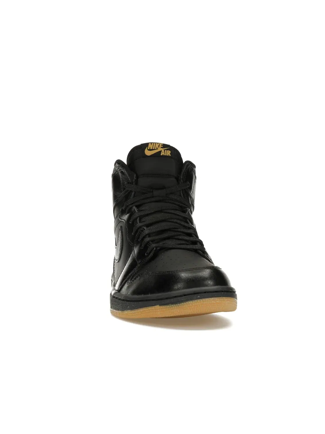 Мужские кроссовки с замшевой подошвой Jordan 1 Retro Jordan — изображение 2 из 4, черный/черный