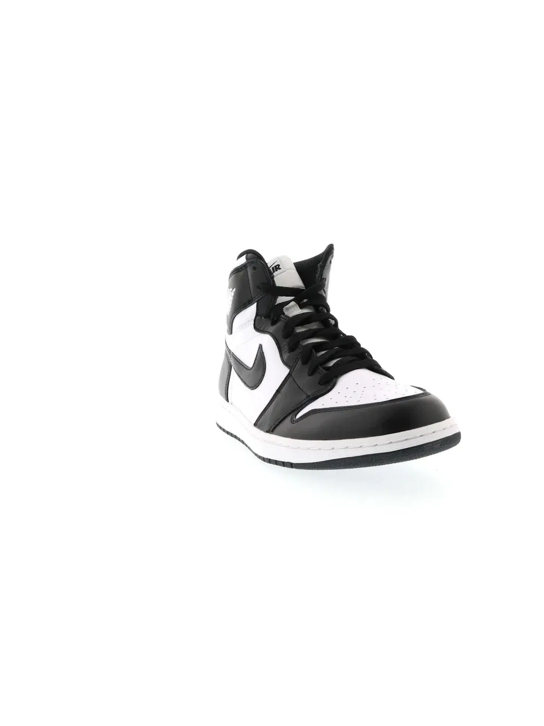 Мужские кроссовки высокие с кожаным верхом Jordan 1 Retro Jordan — изображение 2 из 4, черный/белый-черный