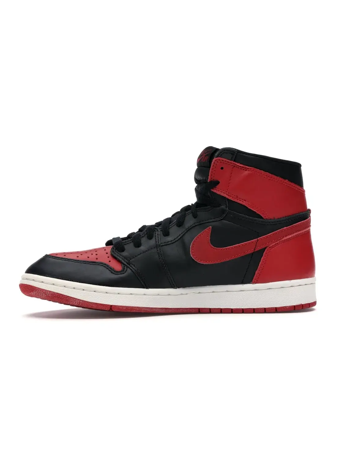 Мужские кроссовки Lifestyle с ретро-дизайном Jordan 1 Retro Jordan — изображение 3 из 4, черный/красный-белый