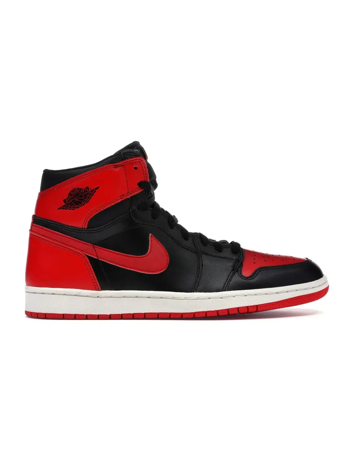 Мужские кроссовки ретро-модели Jordan 1 Retro Jordan — изображение 1 из 4, черный/красный-белый