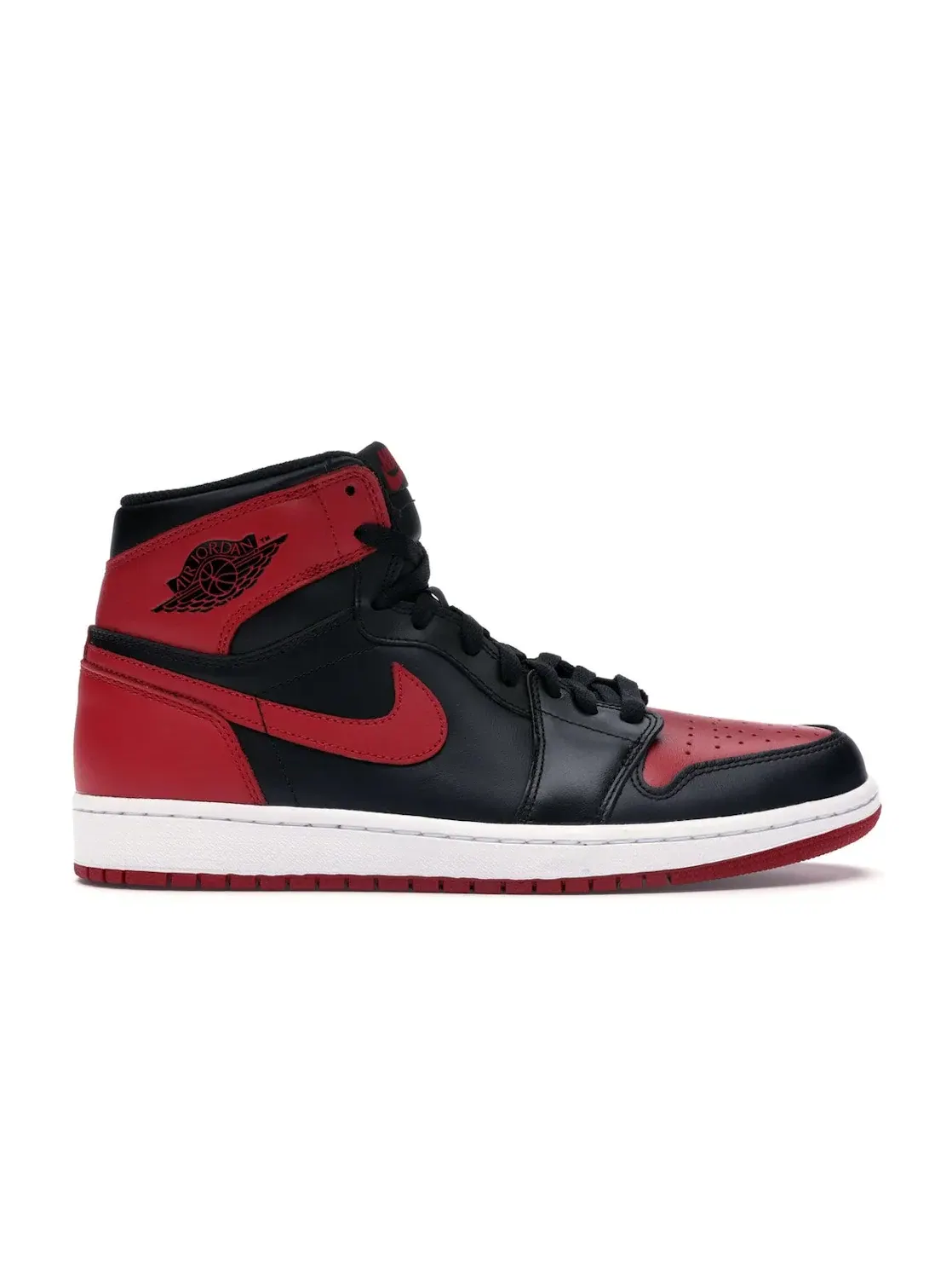 Мужские кроссовки с оригинальным дизайном Jordan 1 Retro Jordan — изображение 1 из 4, черный/красный-белый