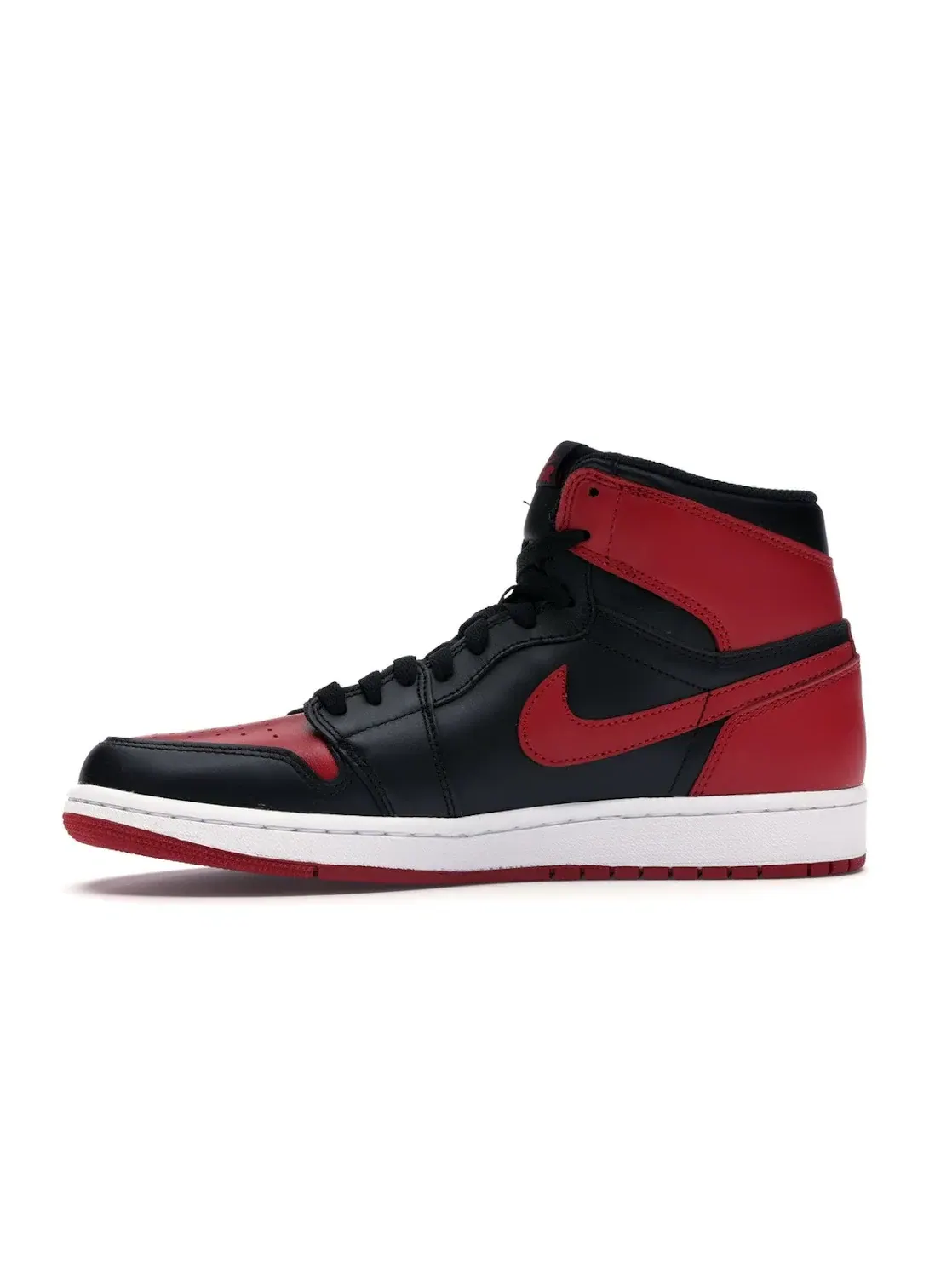 Мужские кроссовки с оригинальным дизайном Jordan 1 Retro Jordan — изображение 3 из 4, черный/красный-белый