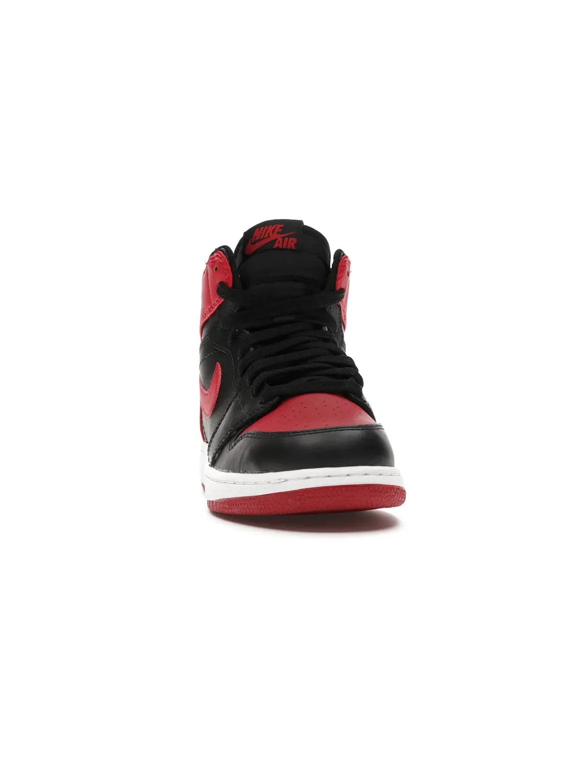 Детские кроссовки с высоким верхом Jordan 1 Retro Jordan — изображение 2 из 4, черный/красный-белый