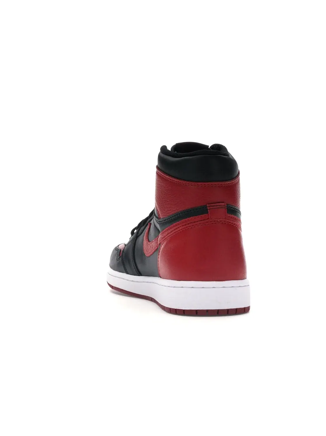 Мужские кроссовки кожаные Jordan 1 Retro High — изображение 4 из 4, черный/красный-белый