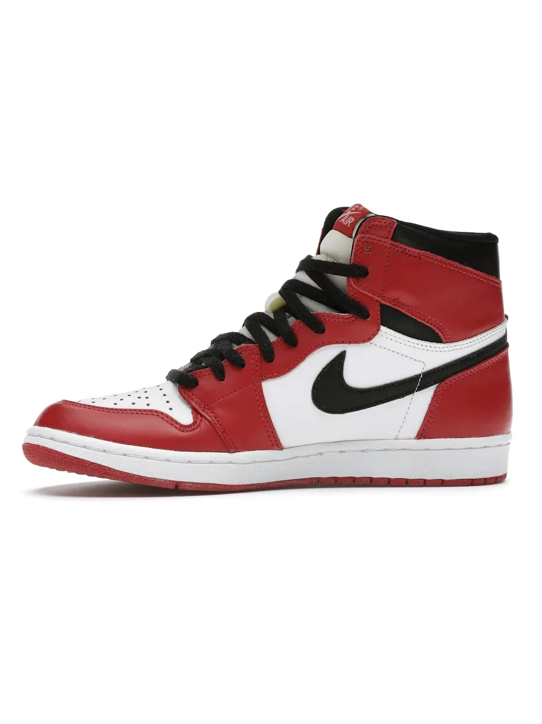 Мужские кроссовки с высоким берцем Jordan 1 Retro Jordan — изображение 3 из 4, белый/черный-красный