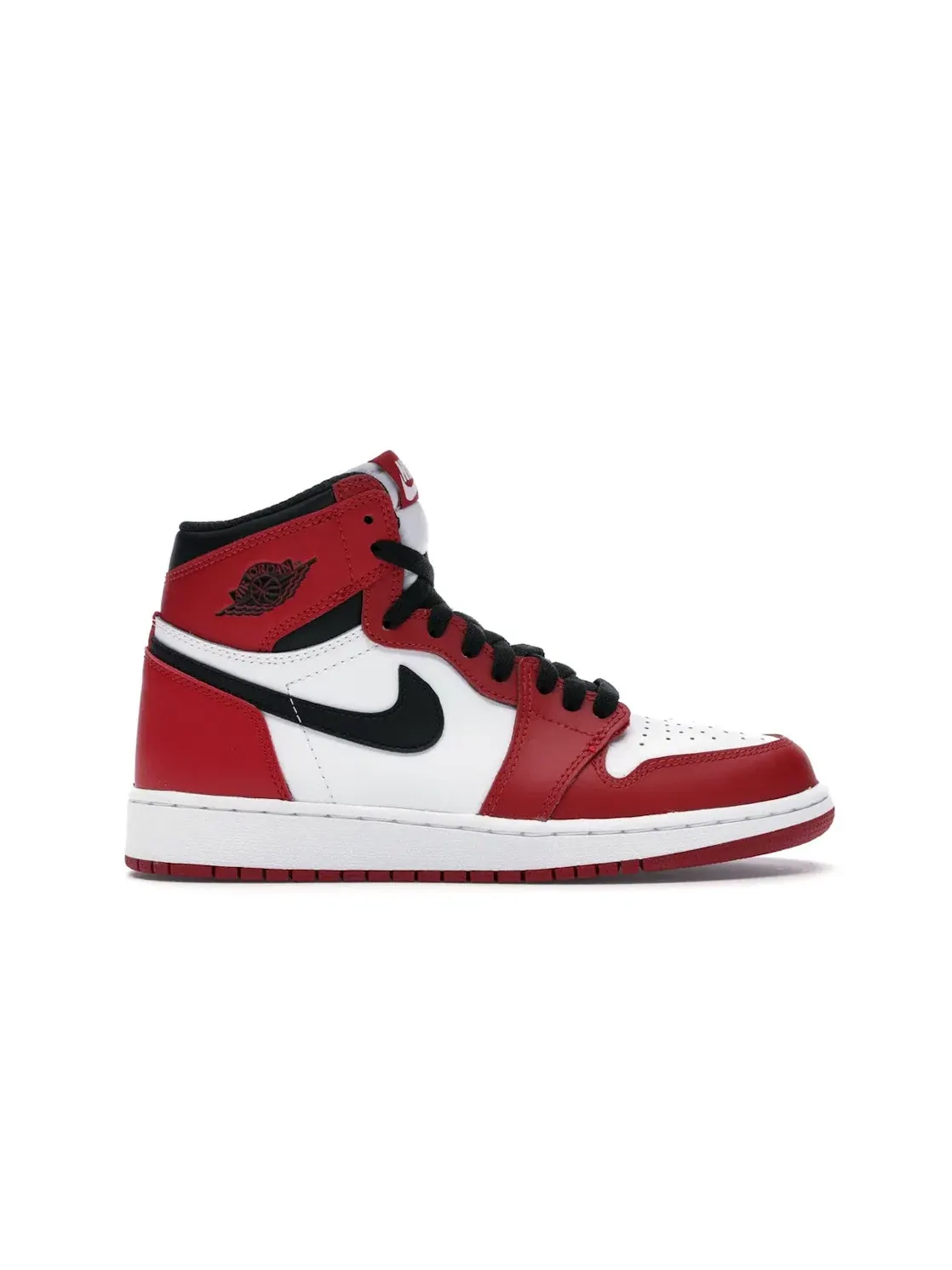 Детские кроссовки кожаные с принтом Jordan 1 Retro Chicago (2015) (GS) Jordan