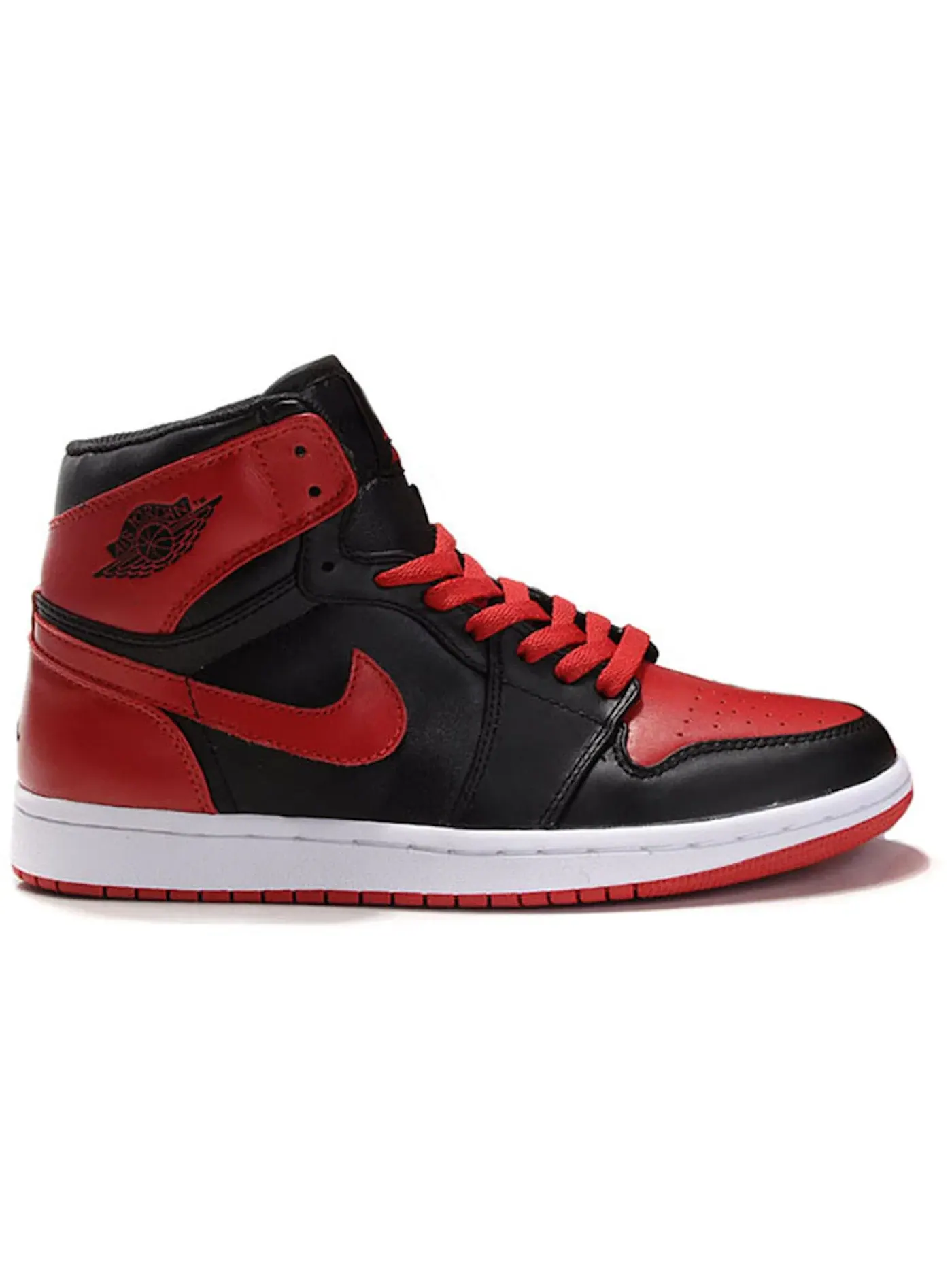 Мужские кроссовки оригинальный расцветки Defining Moments Bred Jordan 1 Retro — изображение 1 из 1, белый/красный-черный