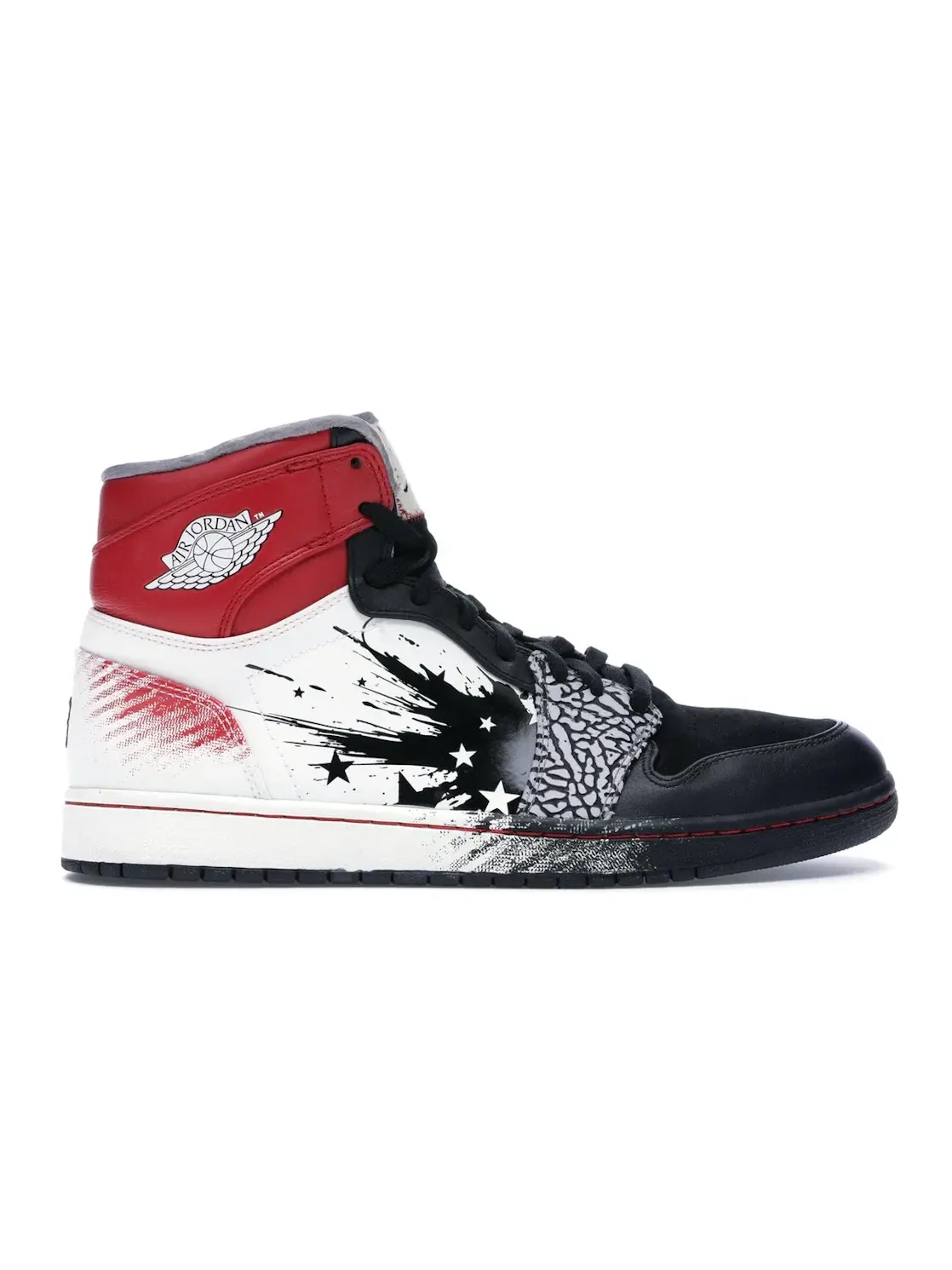 Мужские кроссовки с принтом Jordan 1 Retro Dave White Wings for the Future — изображение 1 из 4