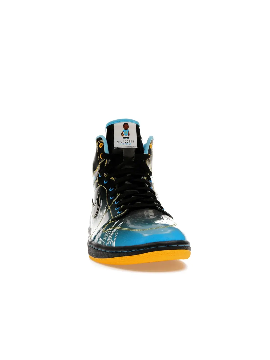 Мужские кроссовки Lifestyle Jordan 1 Retro Jordan — изображение 2 из 4, черный/синий-белый