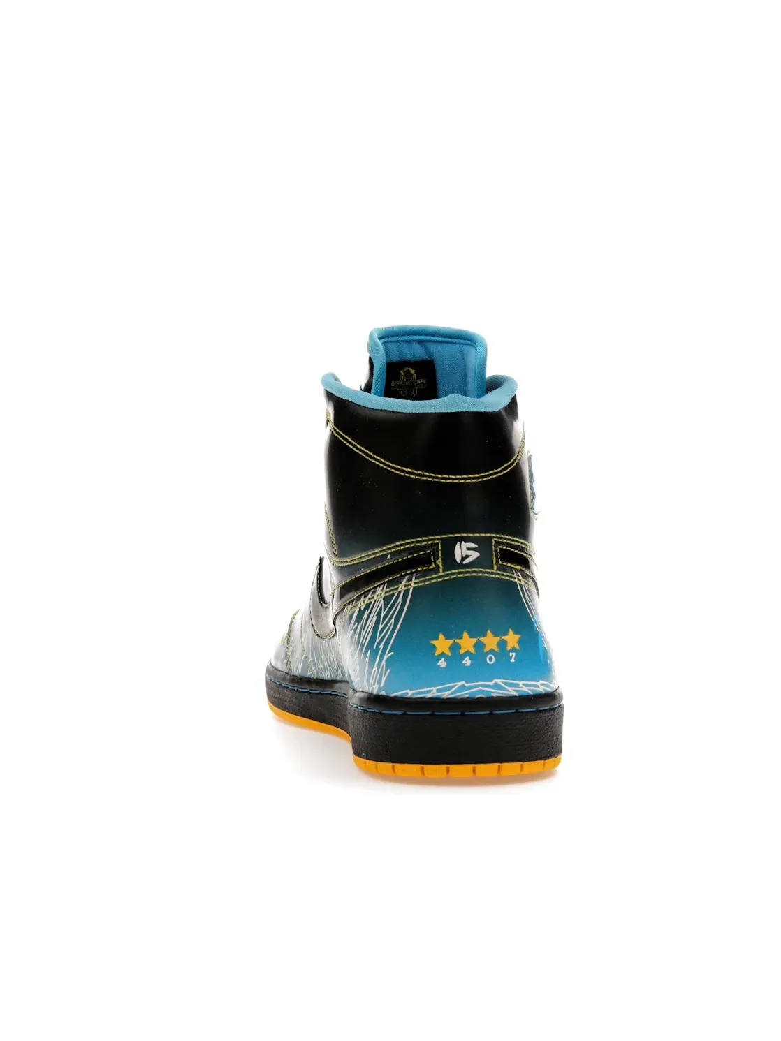 Мужские кроссовки Lifestyle Jordan 1 Retro Jordan — изображение 4 из 4, черный/синий-белый