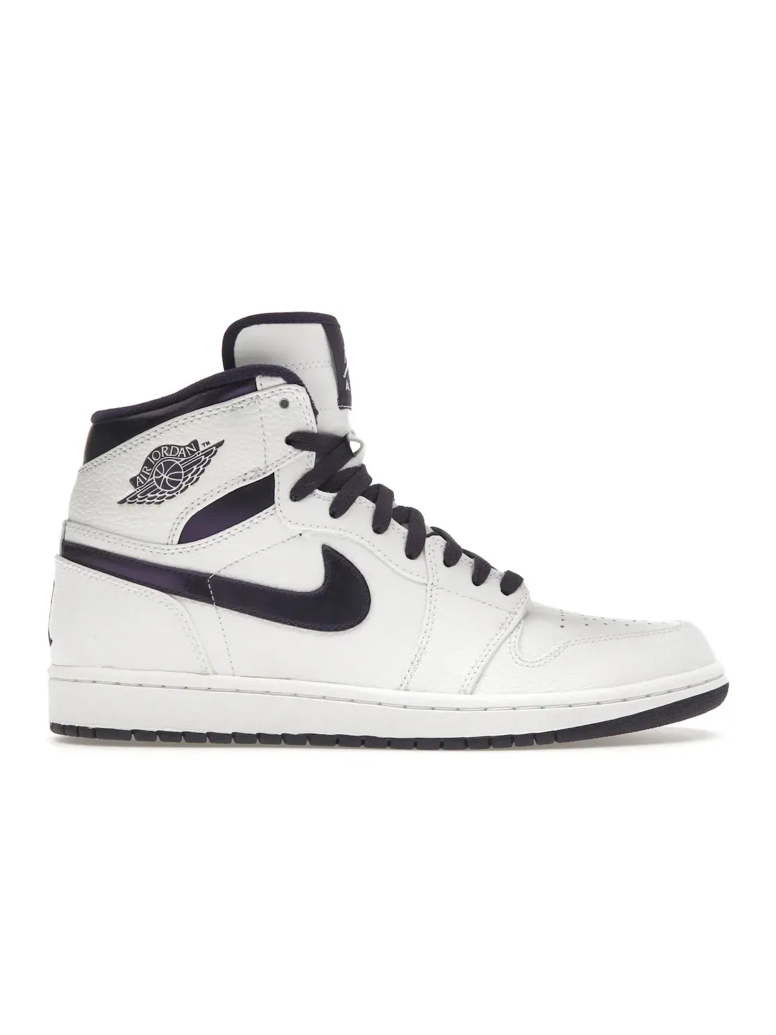 Мужские кроссовки Lifestyle Jordan 1 Retro — изображение 1 из 4, белый/фиолетовый