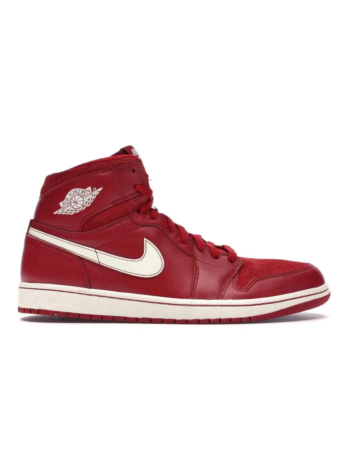 Мужские кроссовки с кожаным верхом Jordan 1 Retro — изображение 1 из 4, красный