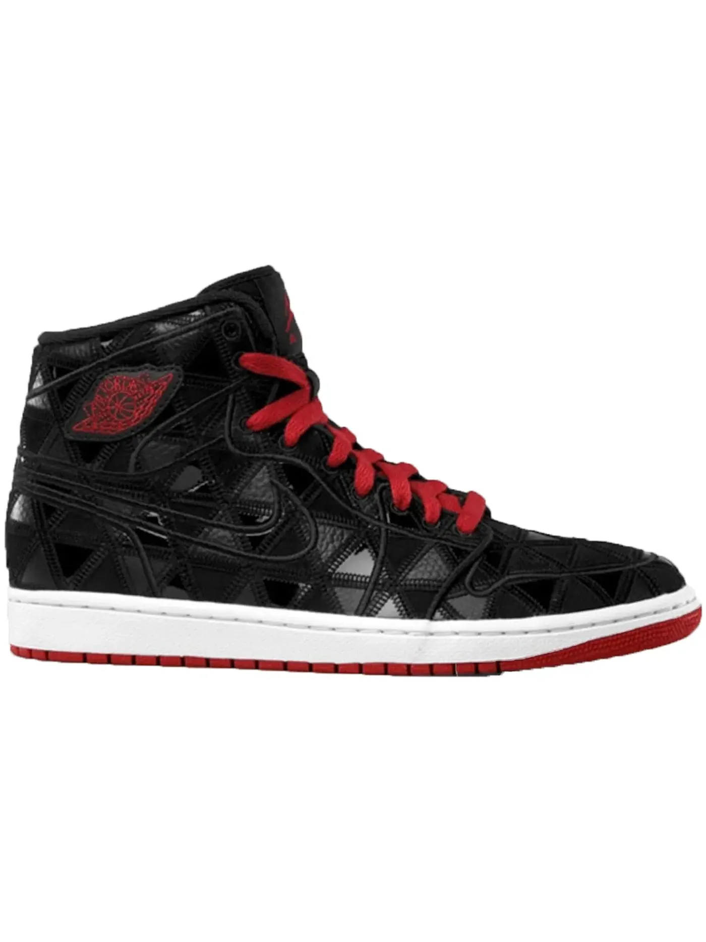 Мужские кроссовки Lifestyle Jordan 1 Retro Jordan — изображение 1 из 1, черный/красный-белый