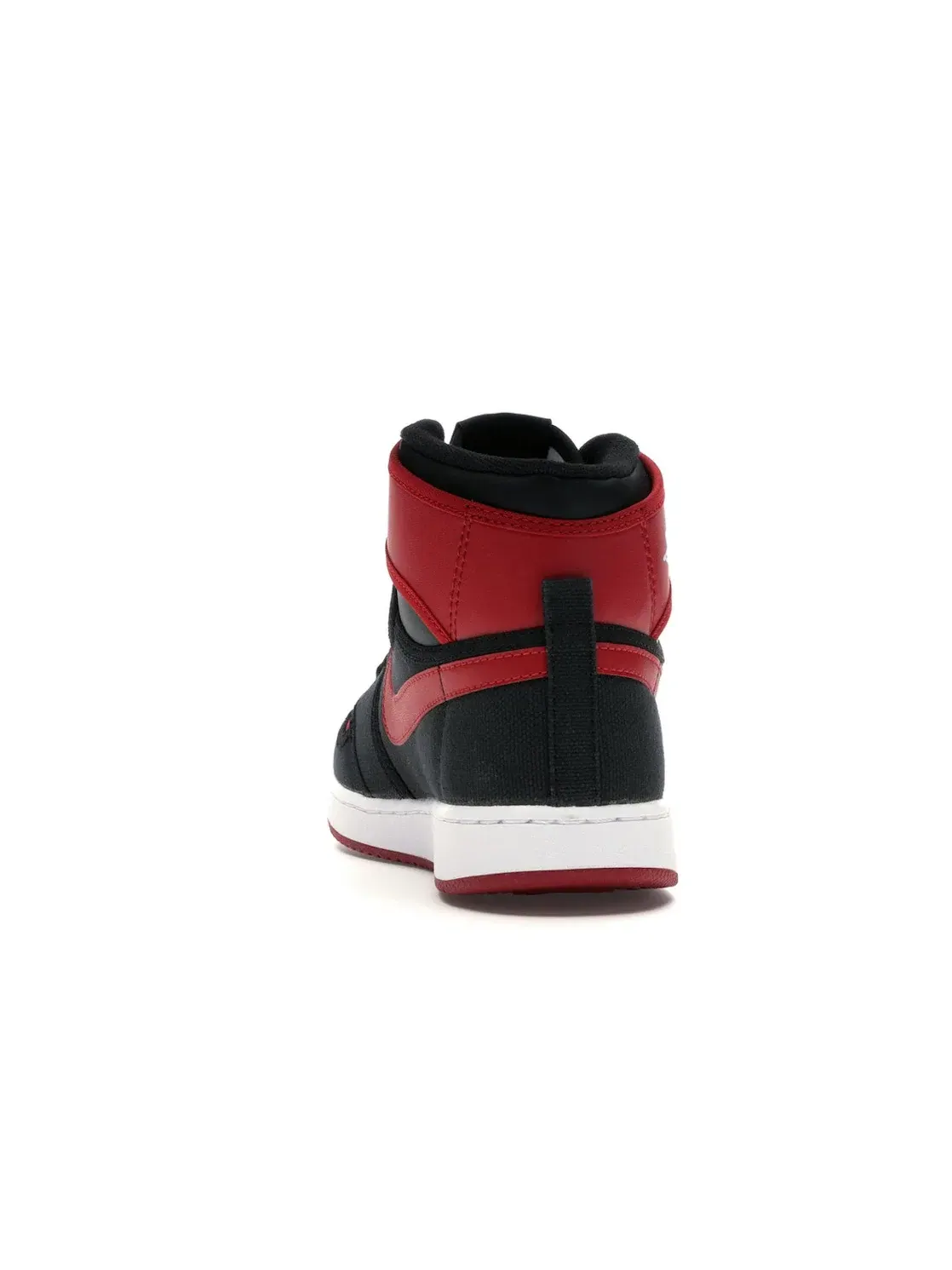 Мужские кроссовки с верхом из канваса и кожи Jordan 1 Retro Jordan — изображение 4 из 4, черный/красный-белый