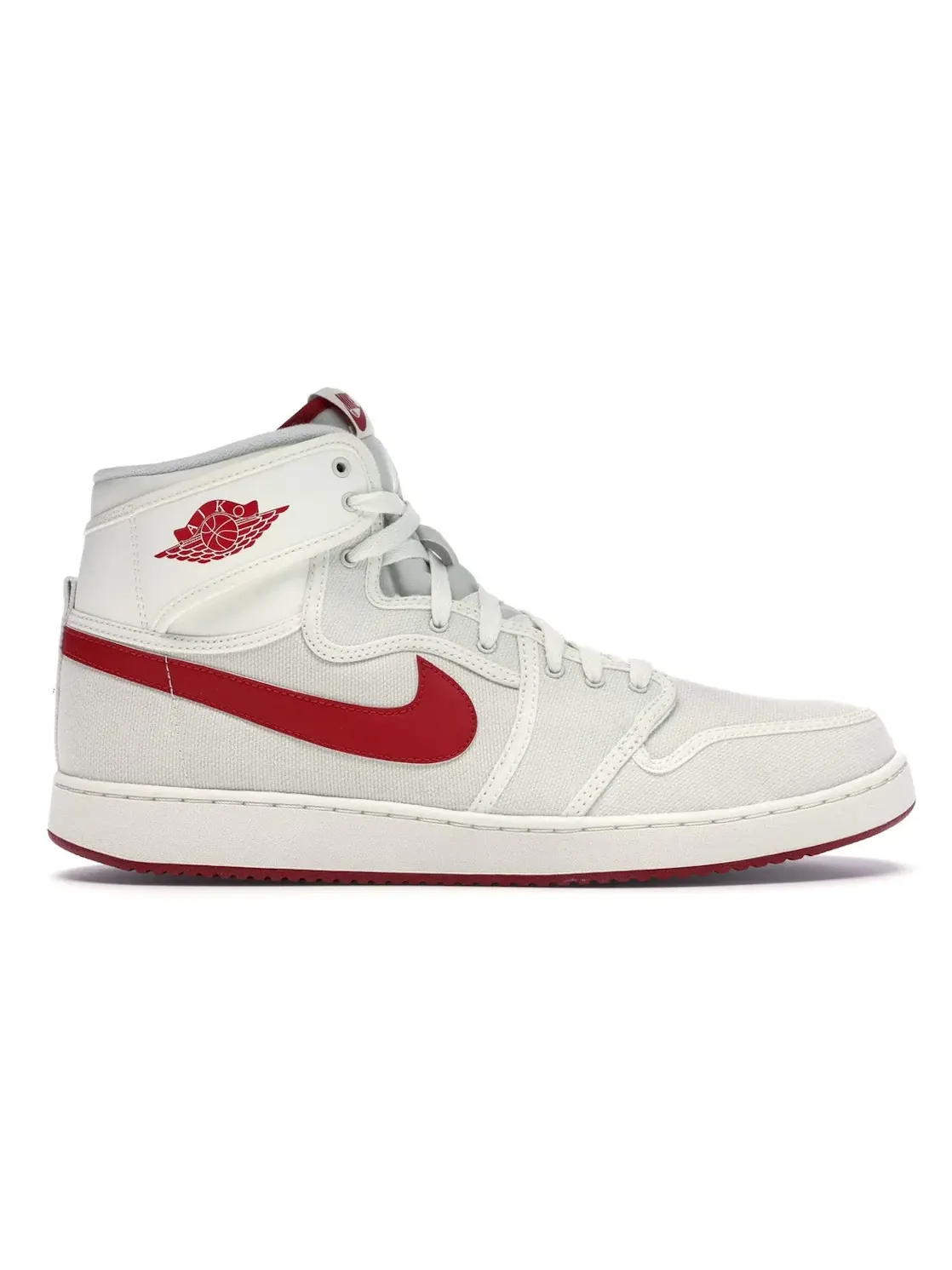 Мужские кроссовки с верхом из канваса Jordan 1 Retro KO Sail Jordan — изображение 1 из 4, красный