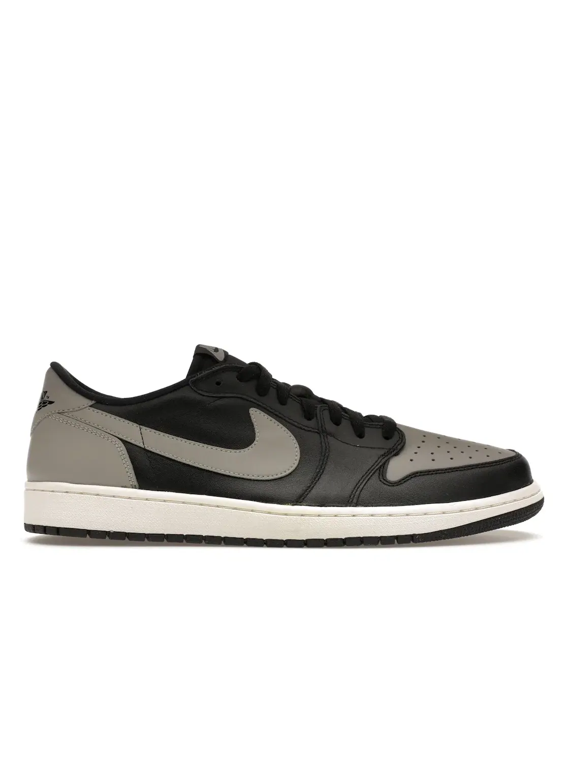 Мужские кроссовки Lifestyle с принтом Jordan 1 Retro Low Shadow Jordan — изображение 1 из 4, черный/серый