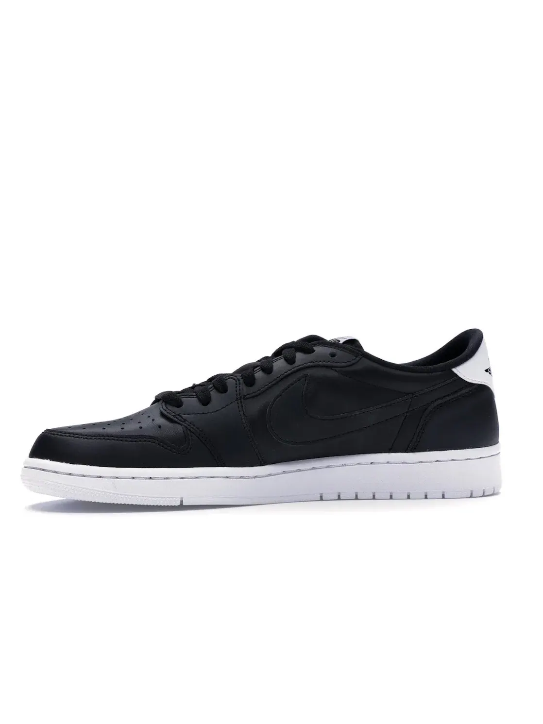 Мужские кроссовки lifestyle с премиальной кожи Jordan 1 Retro Low Jordan — изображение 3 из 4, черный/белый