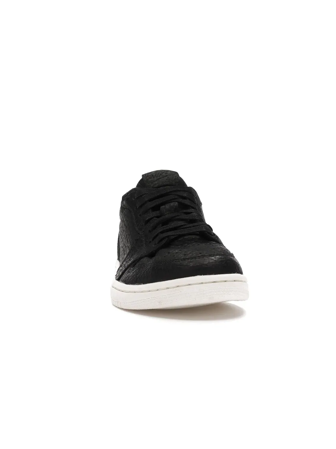 Мужские кроссовки без логотипа Jordan 1 Retro Low Swooshless Black — изображение 2 из 4, черный/черный