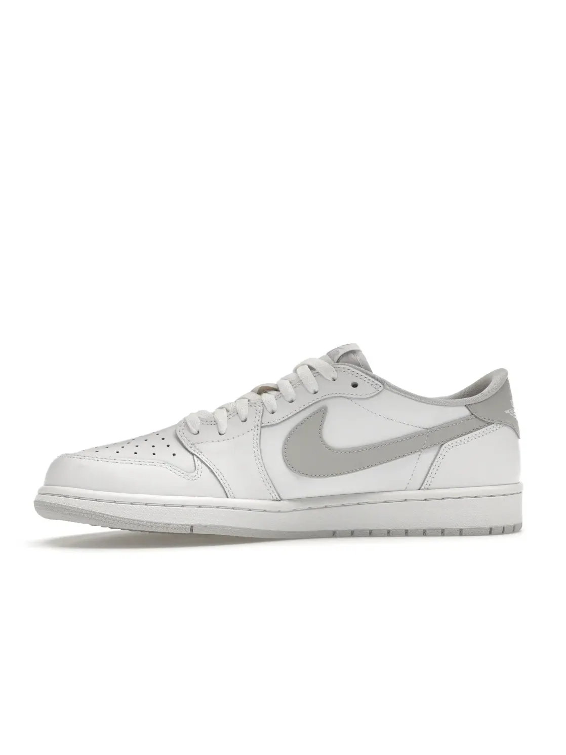 Мужские кроссовки с низким верхом Jordan 1 Retro Low Jordan — изображение 3 из 4, белый/серый