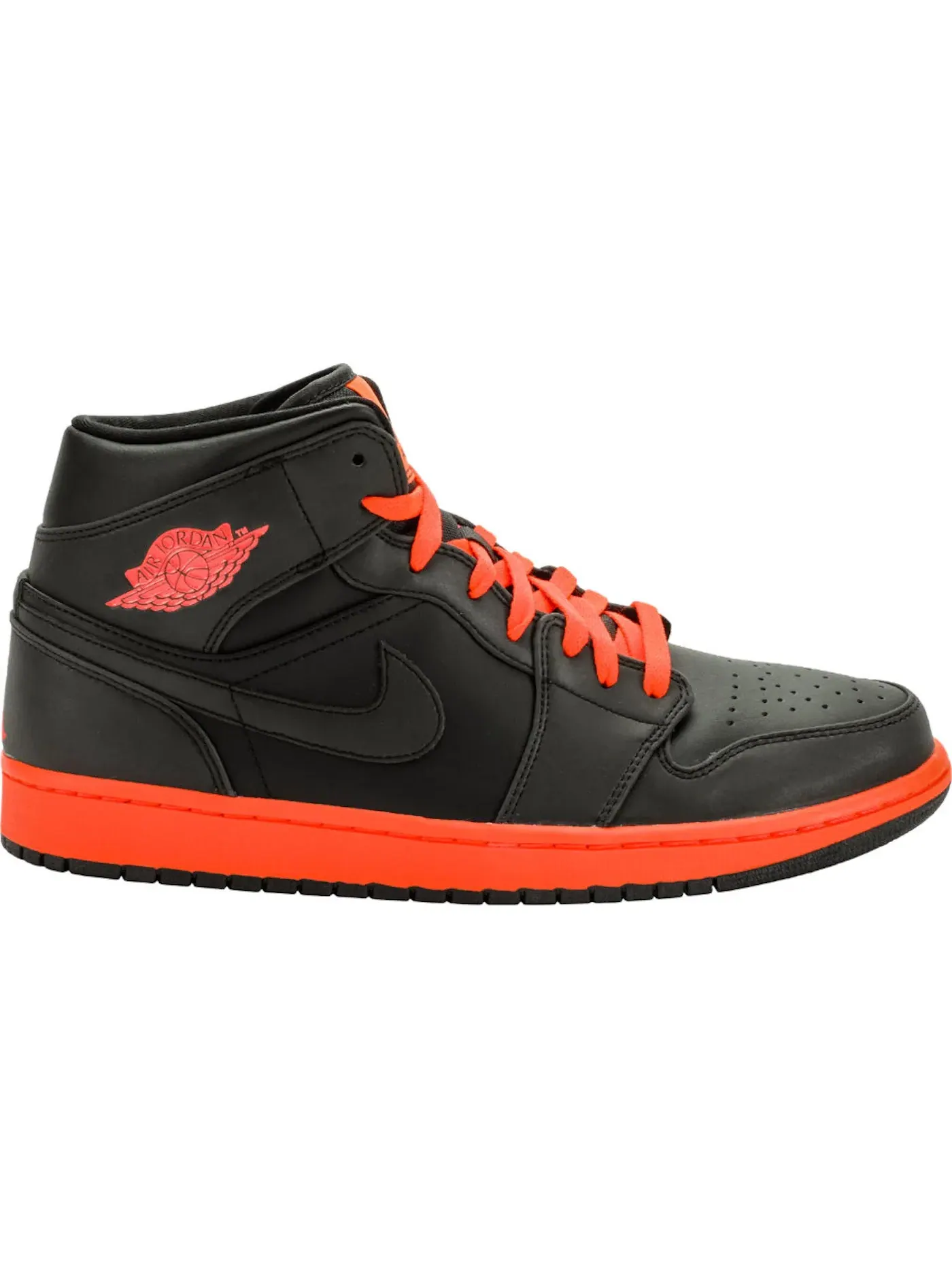 Мужские кроссовки Lifestyle Jordan 1 Retro Mid Jordan — изображение 1 из 1, черный/черный