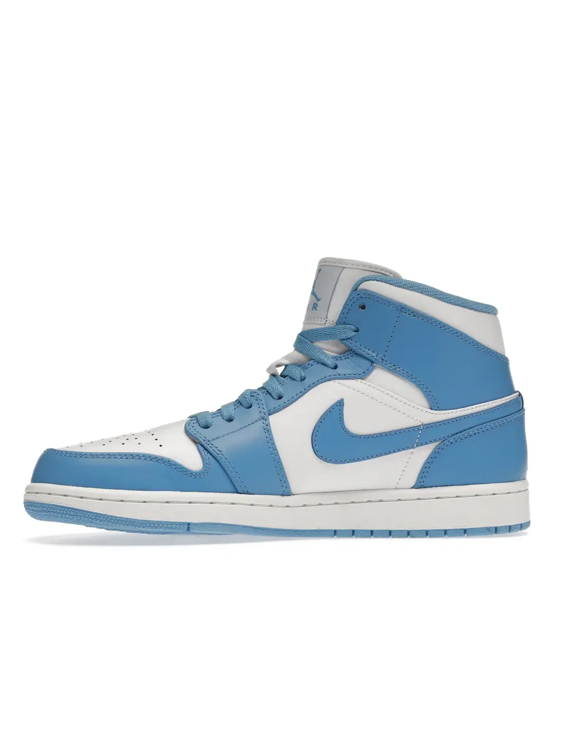 Мужские кроссовки Lifestyle с принтом Jordan 1 Retro Mid Jordan — изображение 3 из 4, белый/синий-белый
