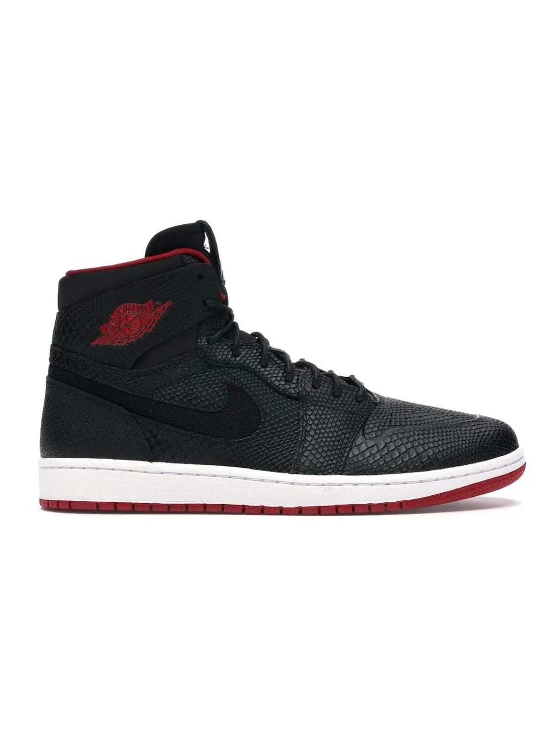 Мужские кроссовки Lifestyle с принтом Jordan 1 Retro Jordan — изображение 1 из 4, черный/красный-белый