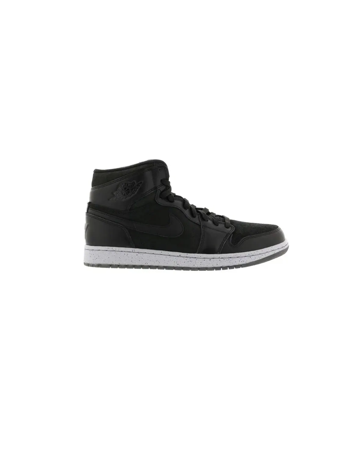Мужские кроссовки кожаные Jordan 1 Retro — изображение 1 из 4, черный красный серый
