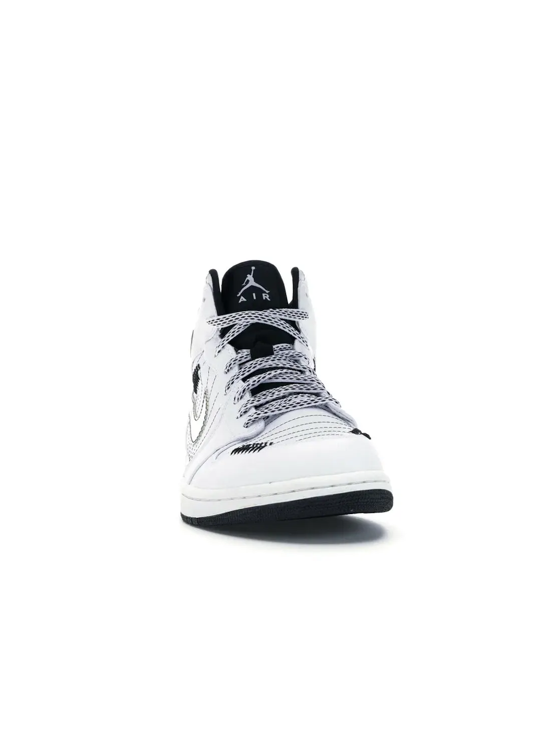 Мужские кроссовки Lifestyle Jordan 1 Retro — изображение 2 из 4, белый/черный-серебристый