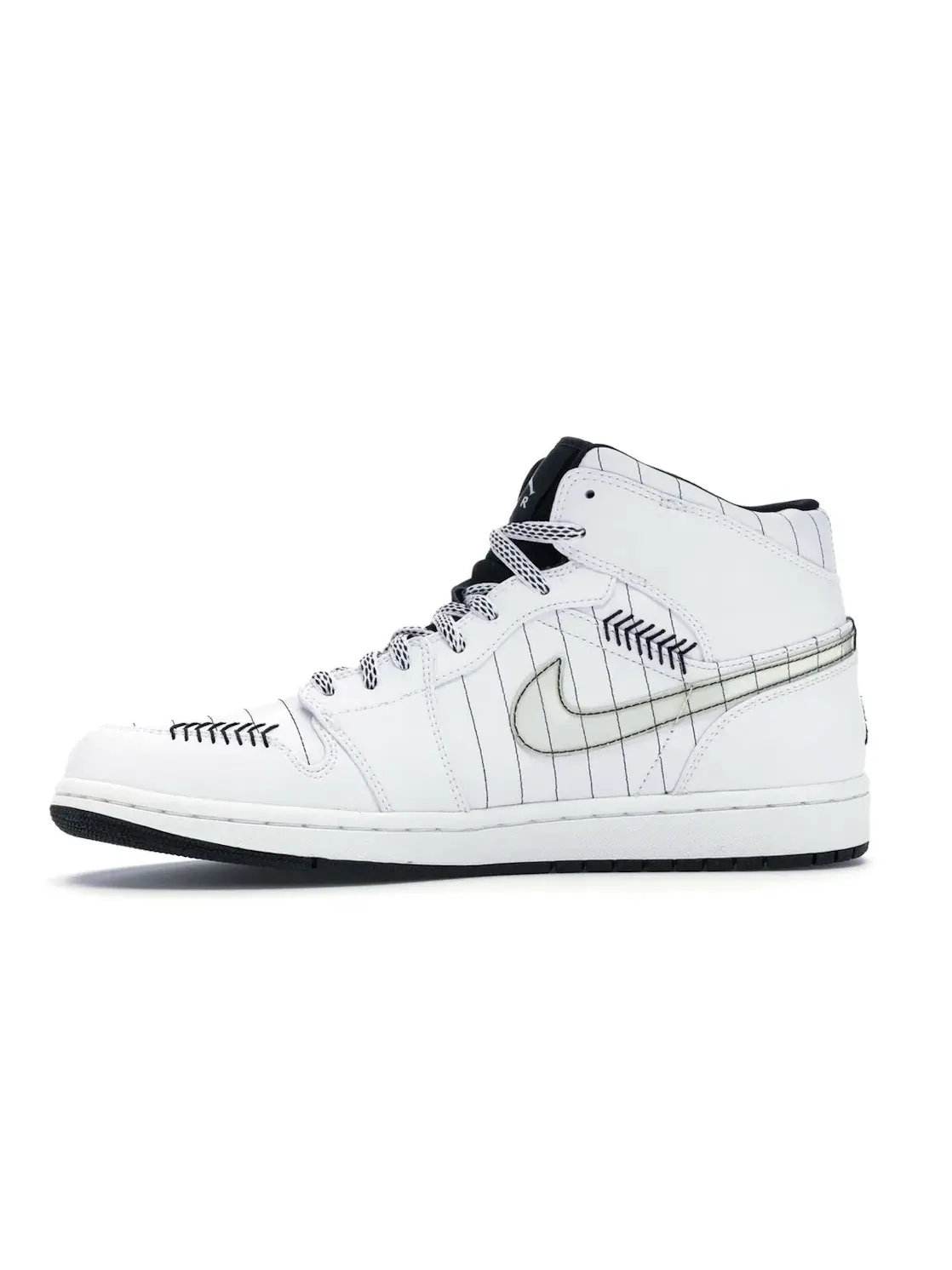 Мужские кроссовки Lifestyle Jordan 1 Retro — изображение 3 из 4, белый/черный-серебристый