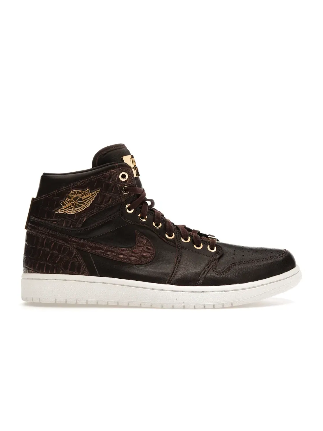 Мужские кроссовки из натуральной кожи с брендом Jordan 1 Retro — изображение 1 из 4