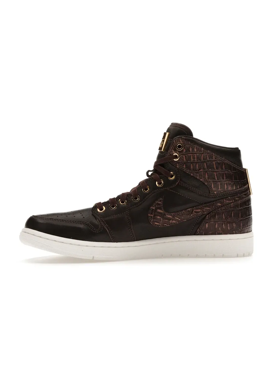 Мужские кроссовки из натуральной кожи с брендом Jordan 1 Retro — изображение 3 из 4