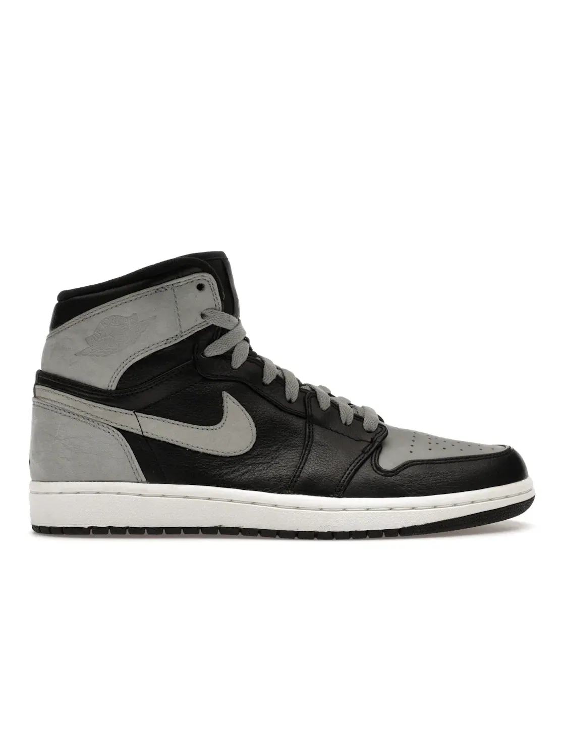 Мужские кроссовки с высоким берцем Jordan 1 Retro Jordan — изображение 1 из 4, черный/серый белый