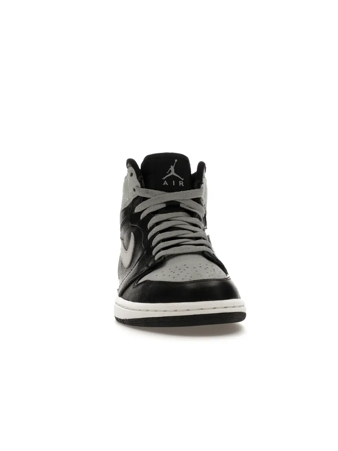 Мужские кроссовки с высоким берцем Jordan 1 Retro Jordan — изображение 2 из 4, черный/серый белый