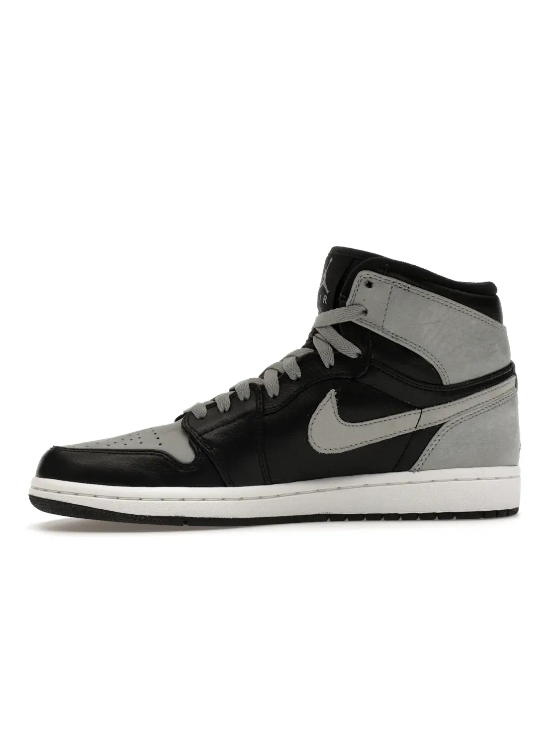 Мужские кроссовки с высоким берцем Jordan 1 Retro Jordan — изображение 3 из 4, черный/серый белый