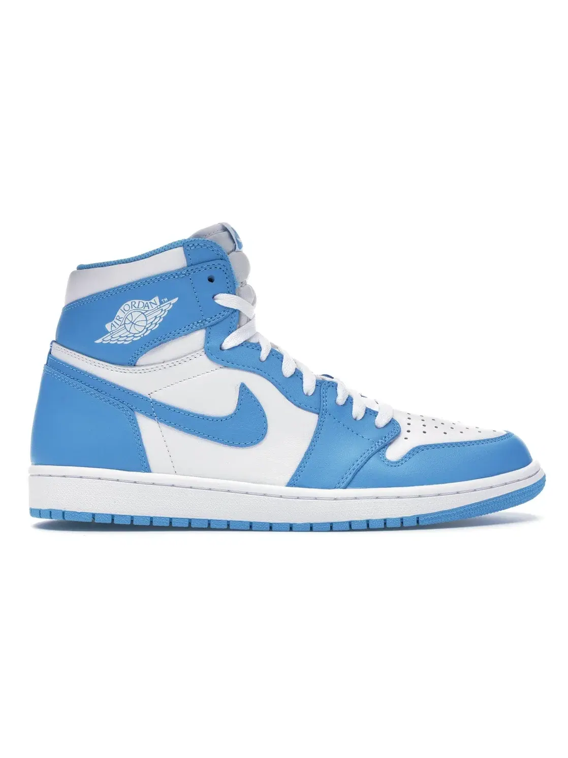 Мужские кроссовки с длинным язычком Jordan 1 Retro High OG — изображение 1 из 4, белый/темный синий